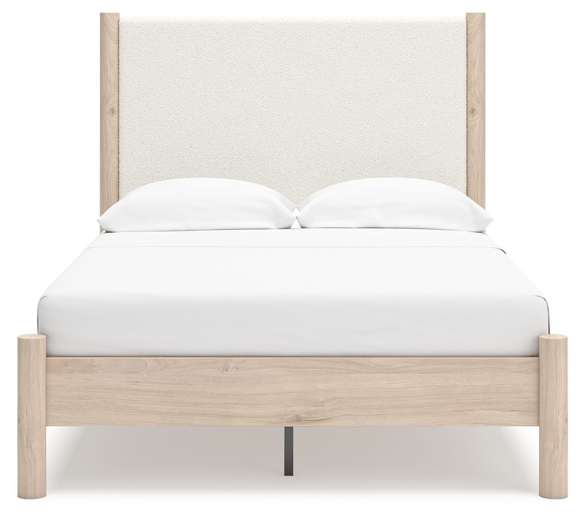 Ashley Furniture Cadmori - 6 Pc. - Dresser, Mirror, Chest, Full Upholstered Panel Bed - Two-tone - Image 13