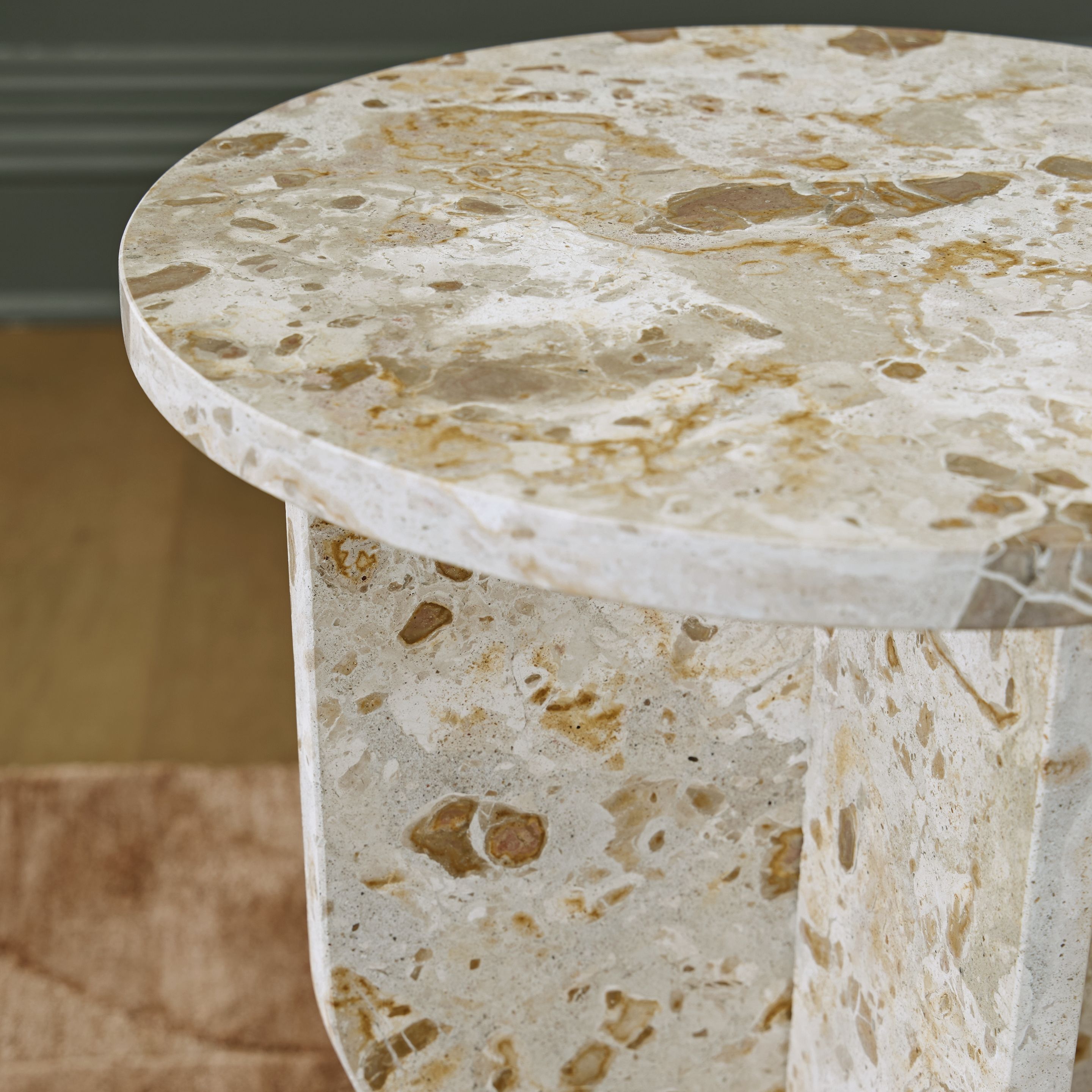 Ashley Furniture Treygan - Accent Table - Beige - Image 4