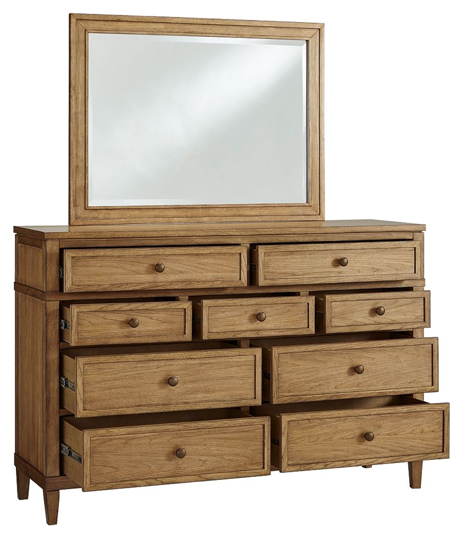 Ashley Furniture Sharlance - Dresser and Mirror - Brown - Image 6
