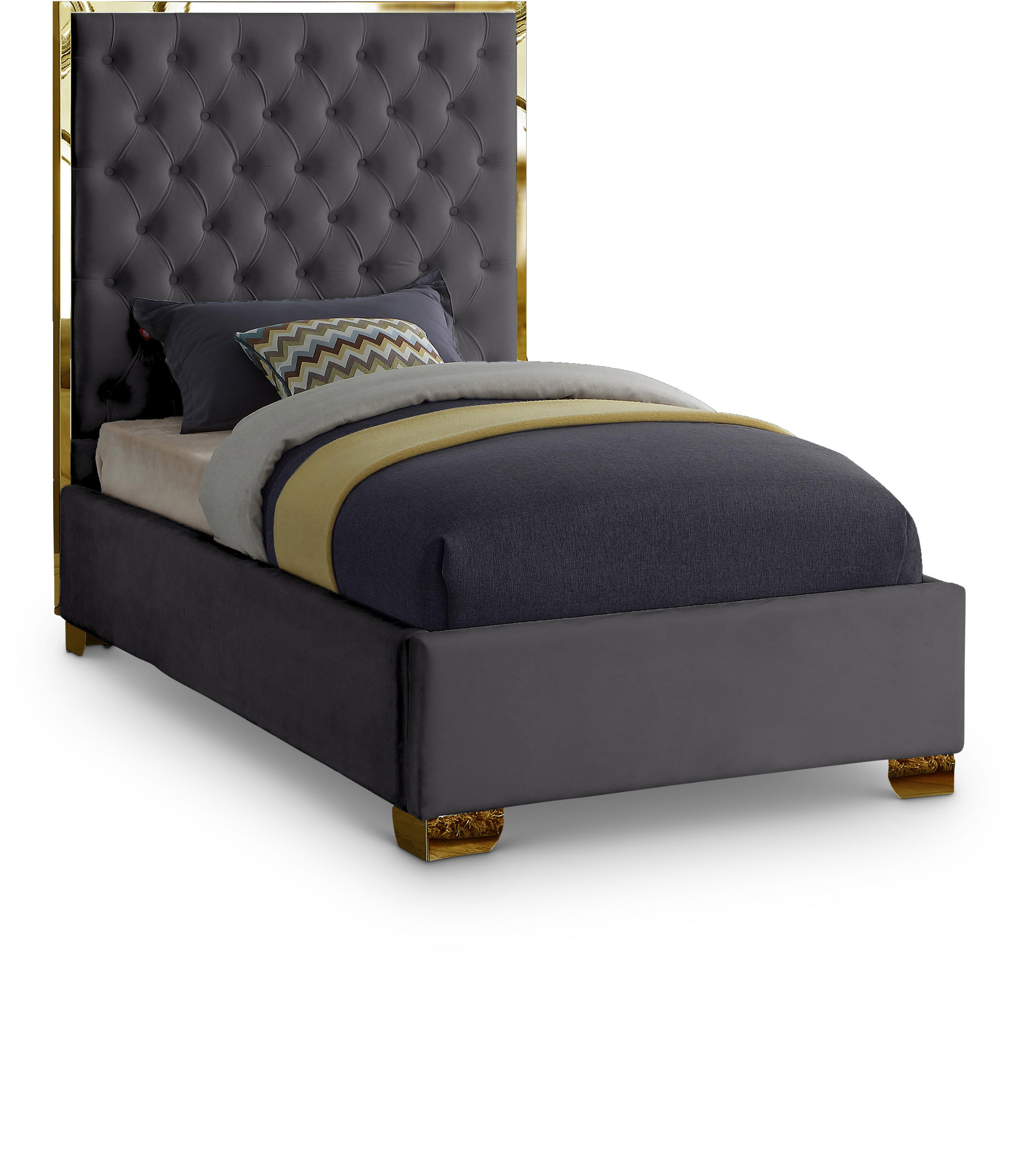Lana - Twin Bed - Gray