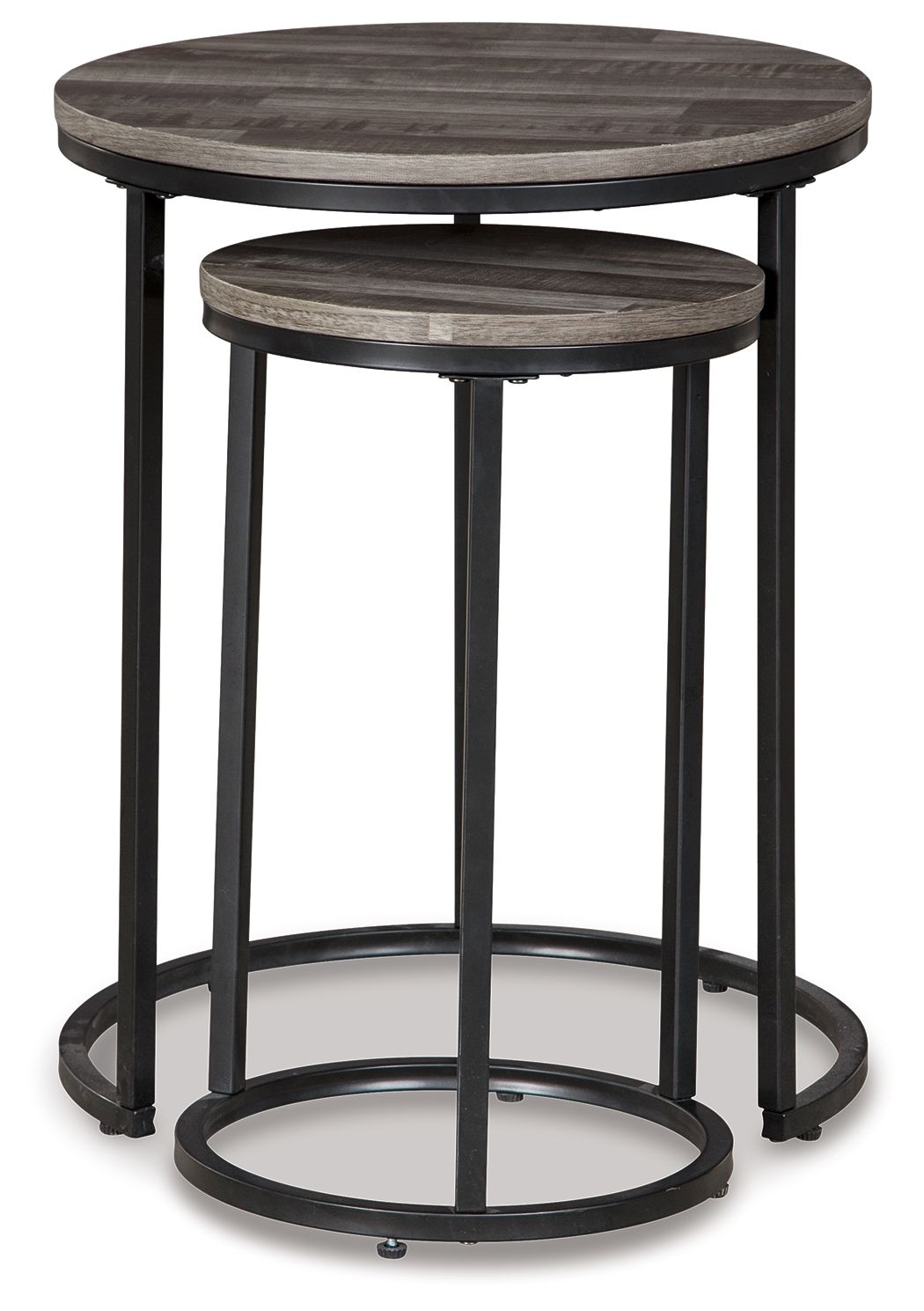 Ashley Furniture Briarsboro - Accent Table Set (Set of 2) - Black / Gray - Image 3