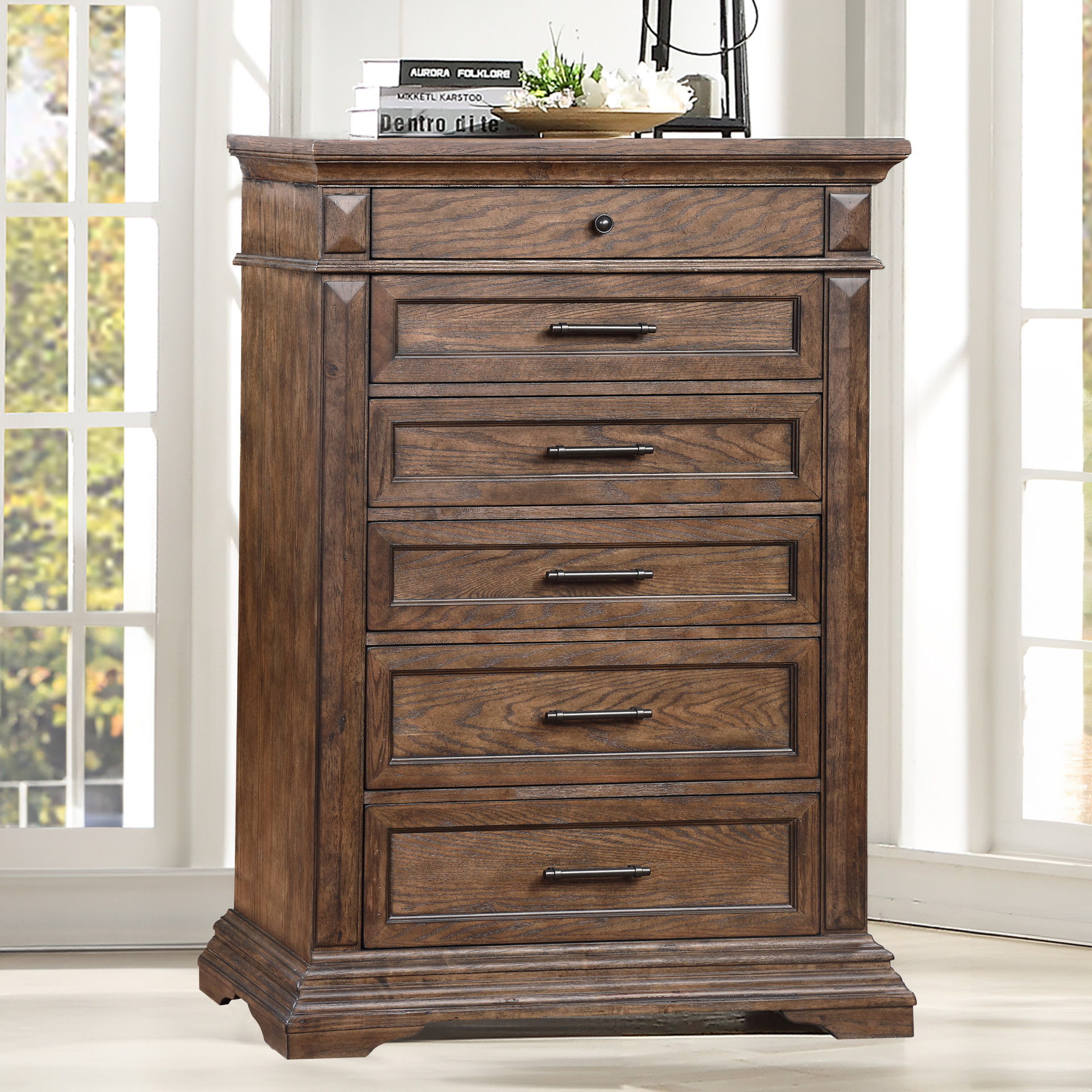 Mar Vista - Chest - Walnut, dark brown, view 8