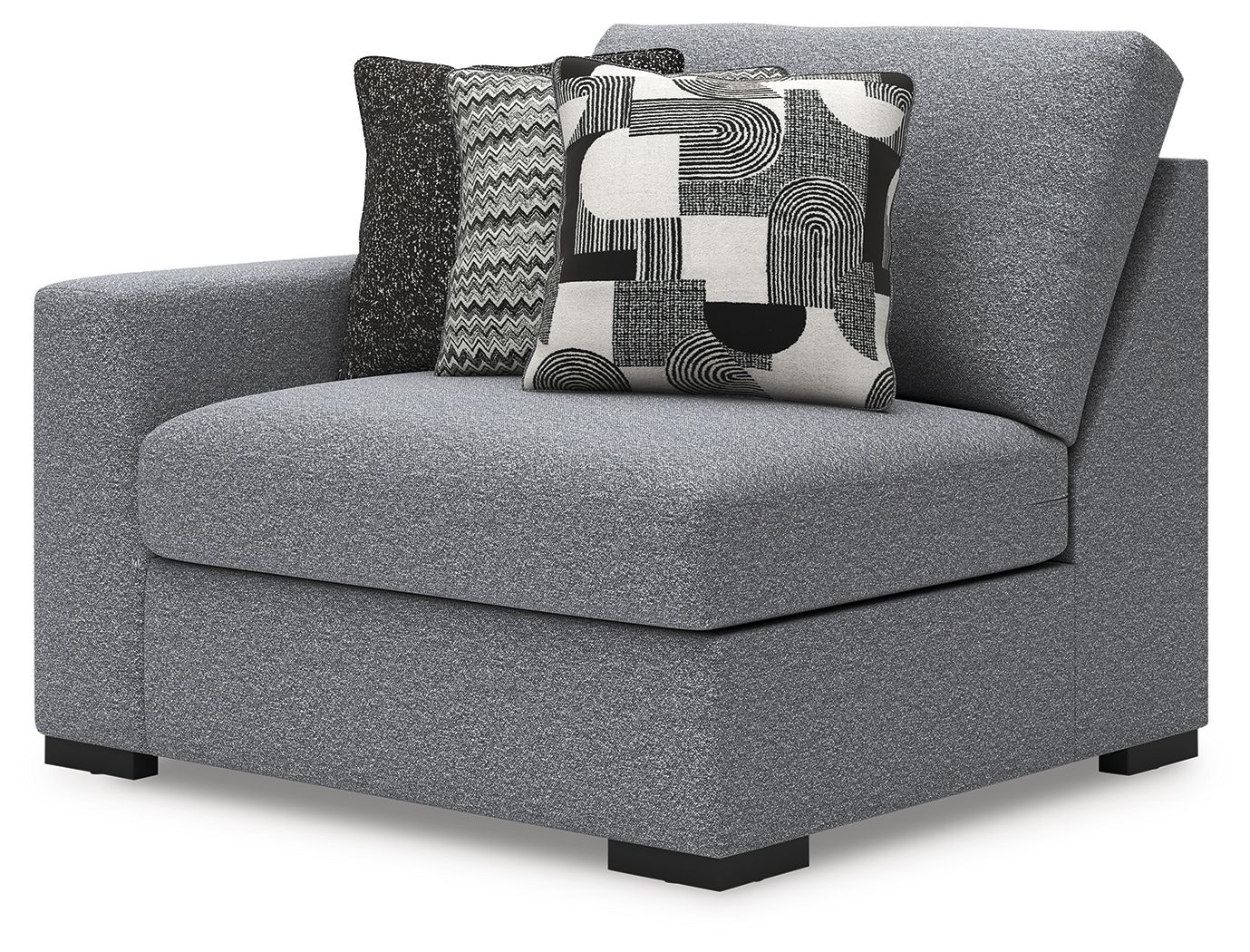 Bealton - LAF Corner Chair - Salt And Pepper