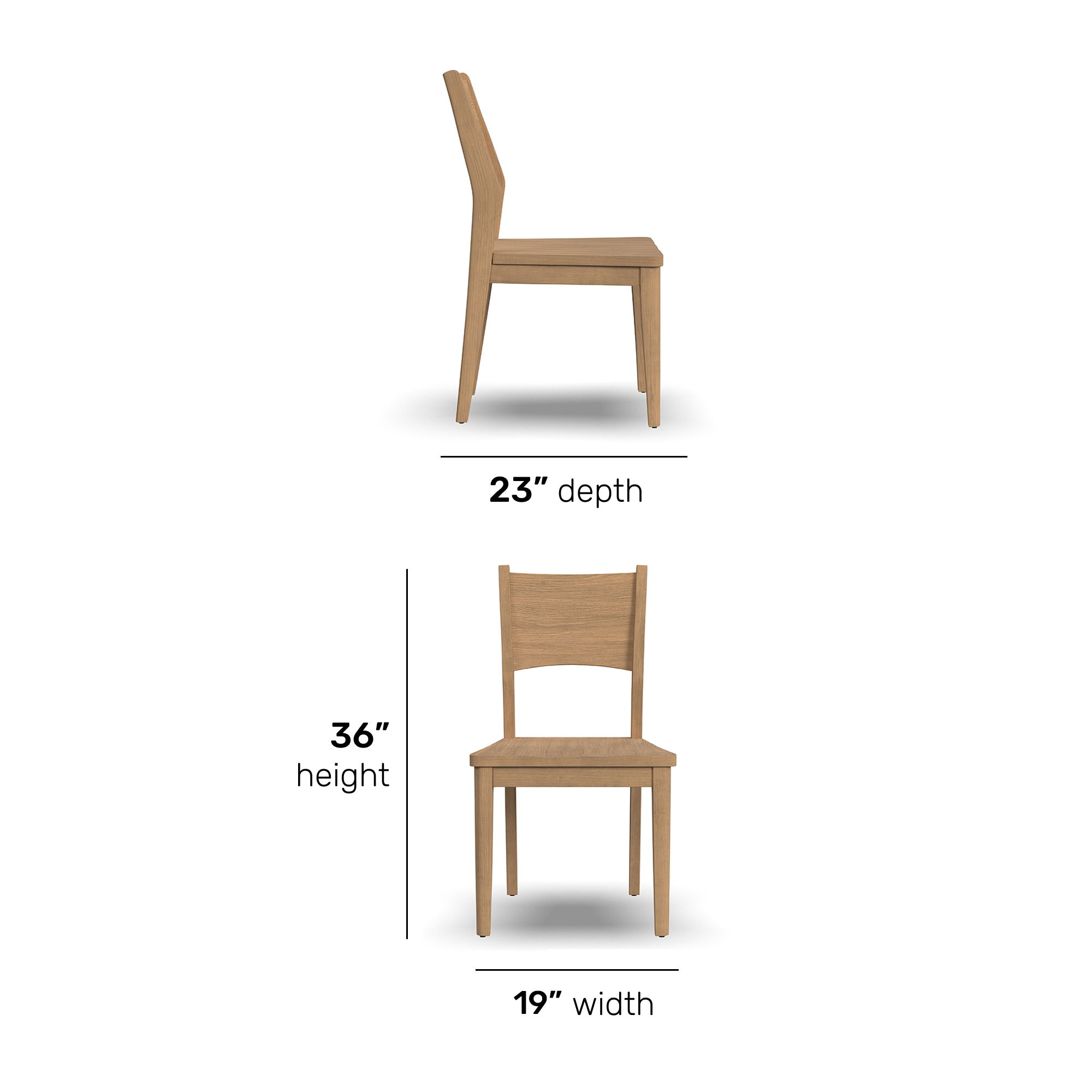 Normandy - Dining Chair (Set of 2) - Light Brown, light brown, view 6