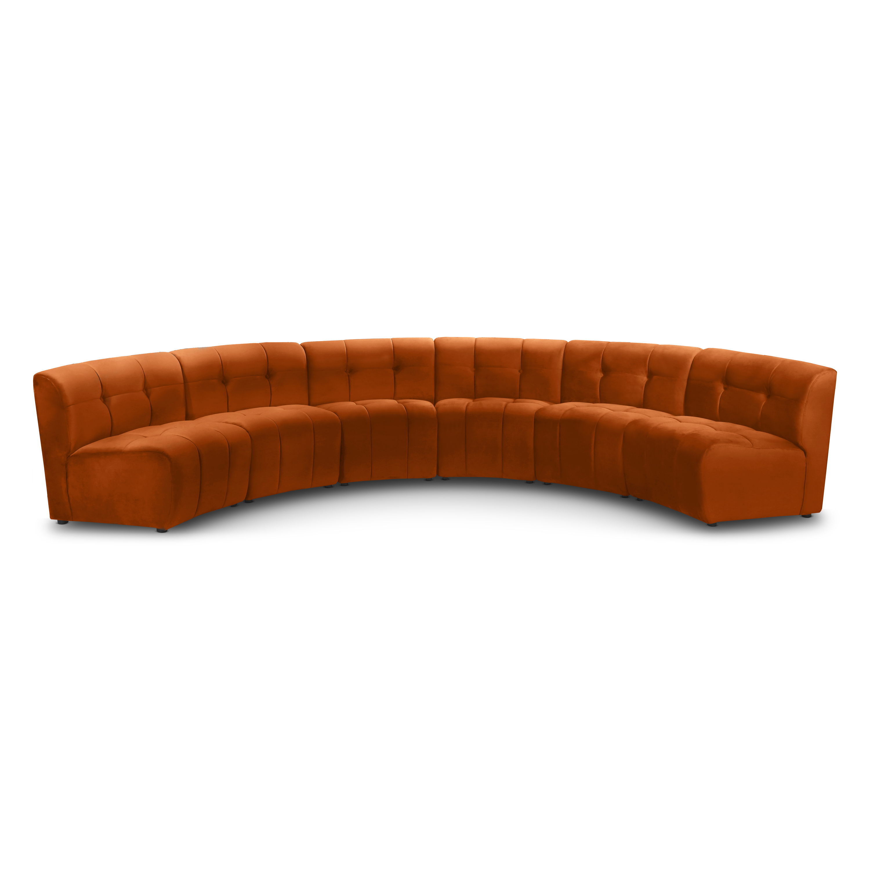 Limitless - 6 Piece Modular Sectional - Cognac