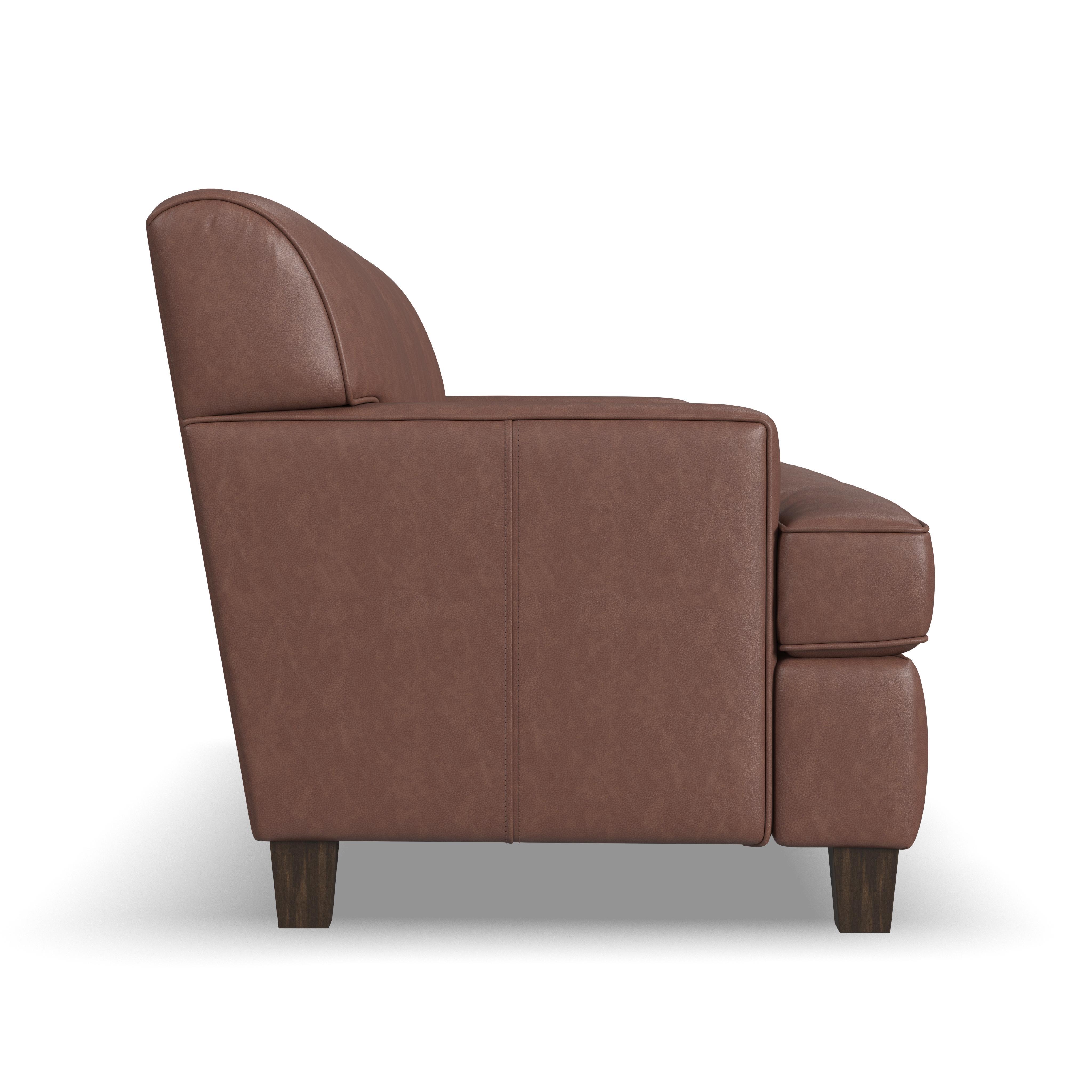 Dempsey - Leather Sofa, dark gray, view 8