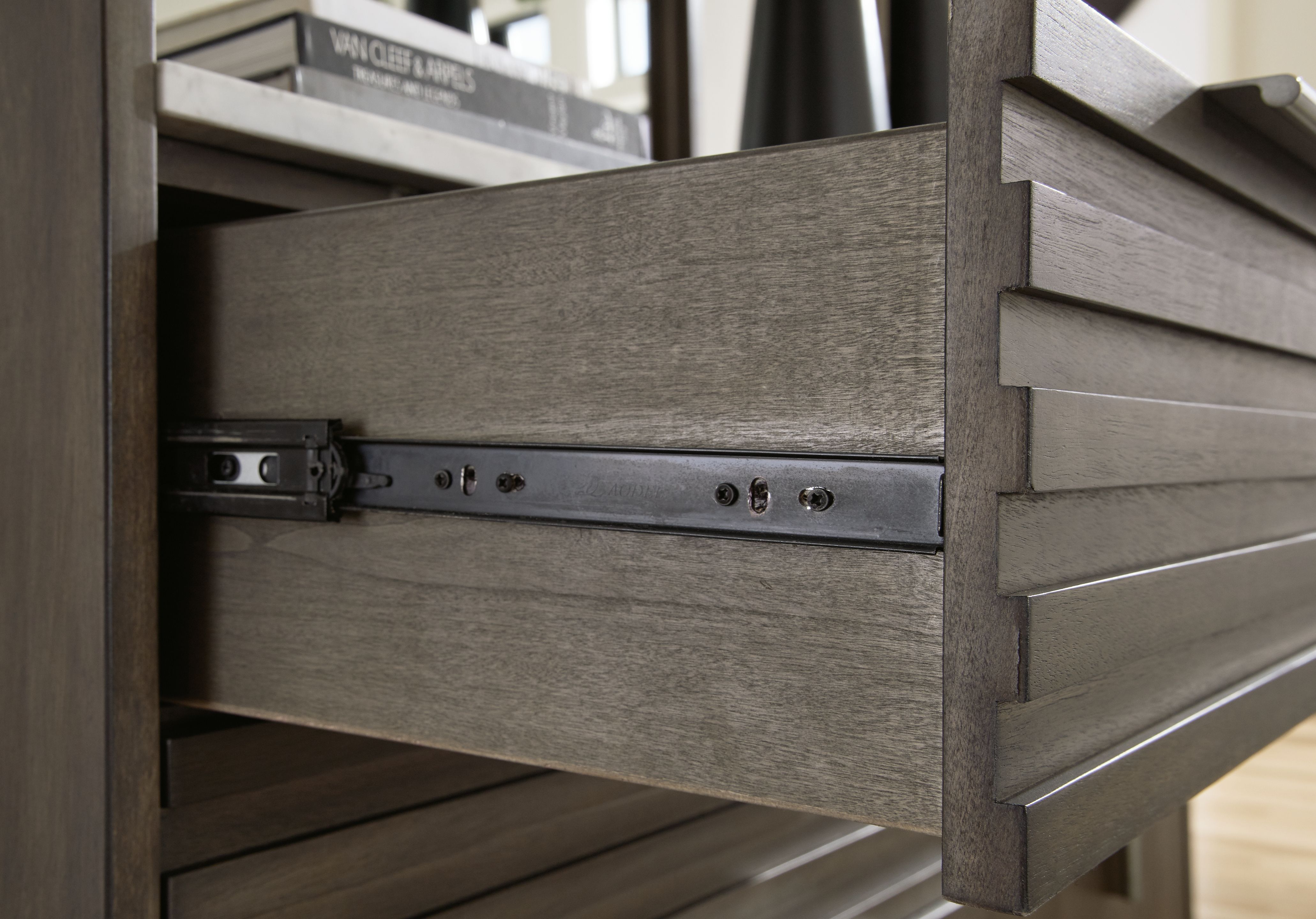 Arkenton - Dresser, Mirror - Grayish Brown