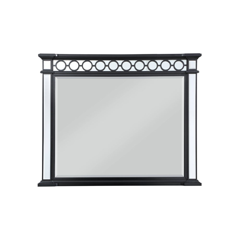 Varian II - Mirror - Mirrored, Black & Sliver, black, view 2