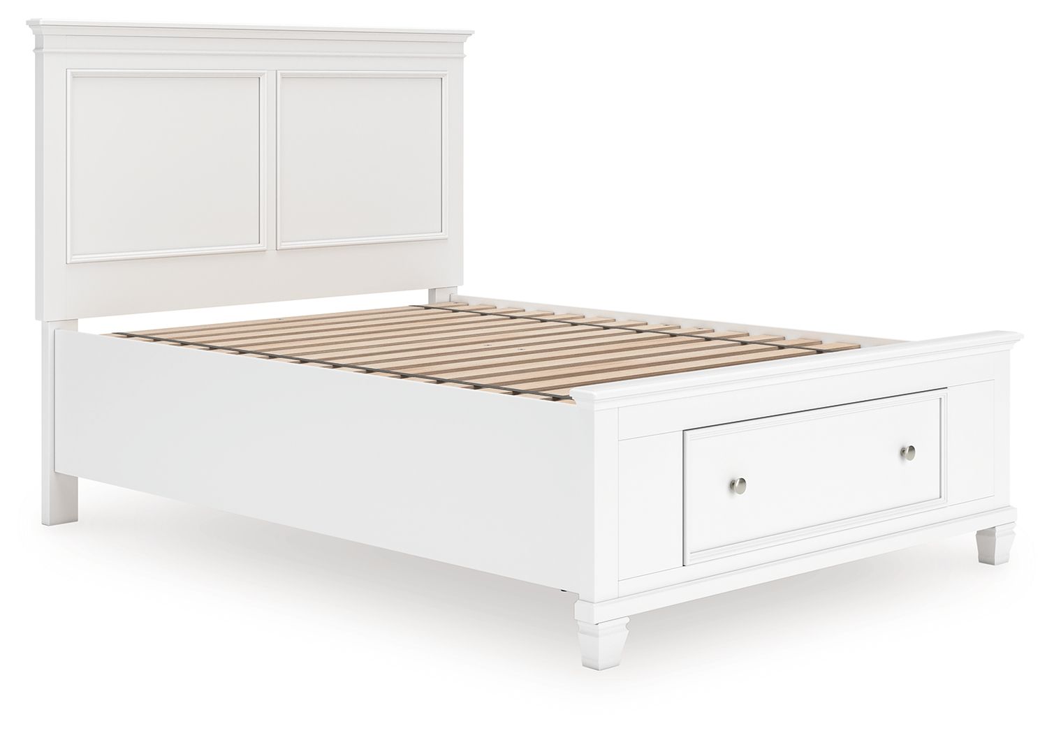 Ashley Furniture Fortman - Full Panel Storage Bed - White - Image 4