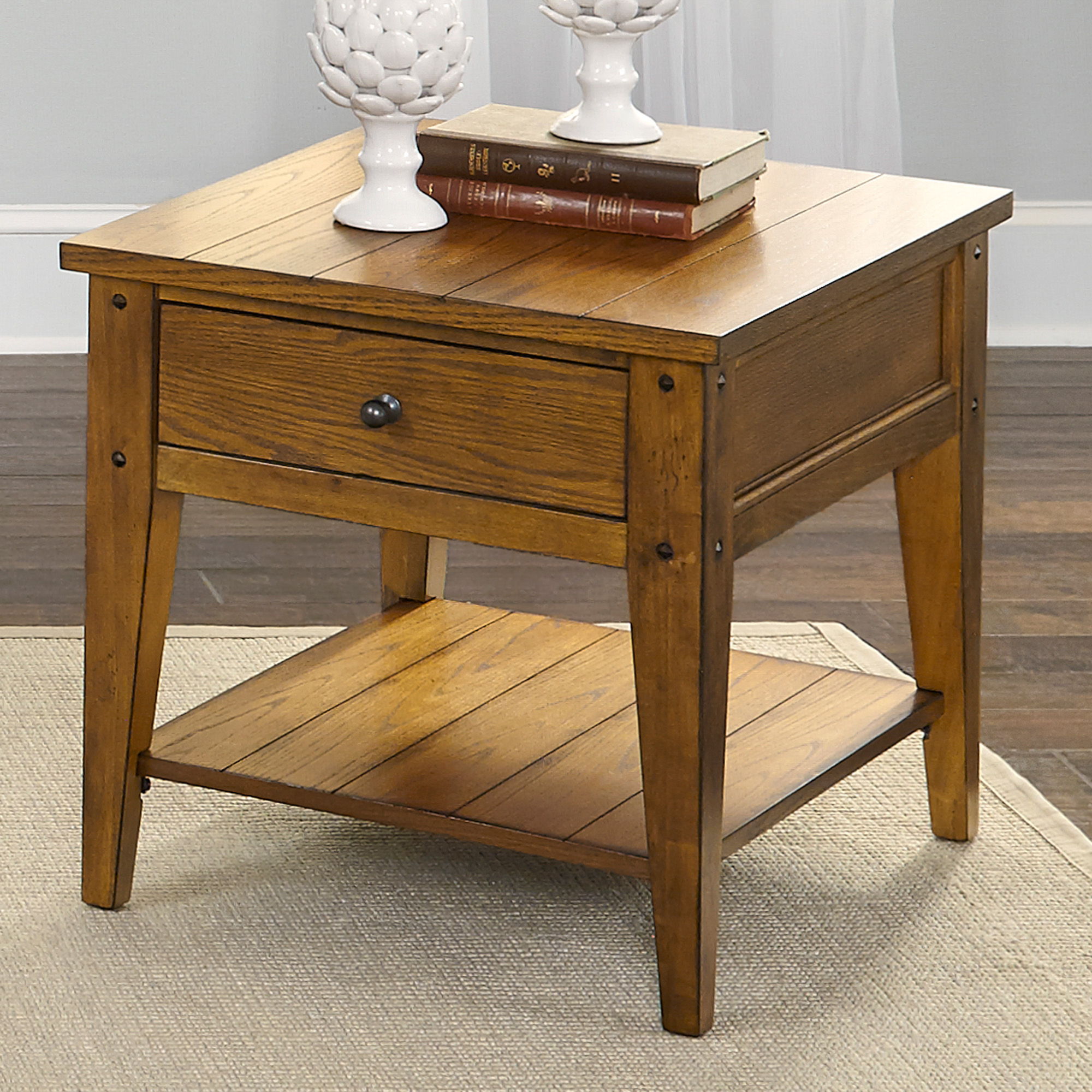 Liberty Furniture Lake House - End Table - Light Brown
