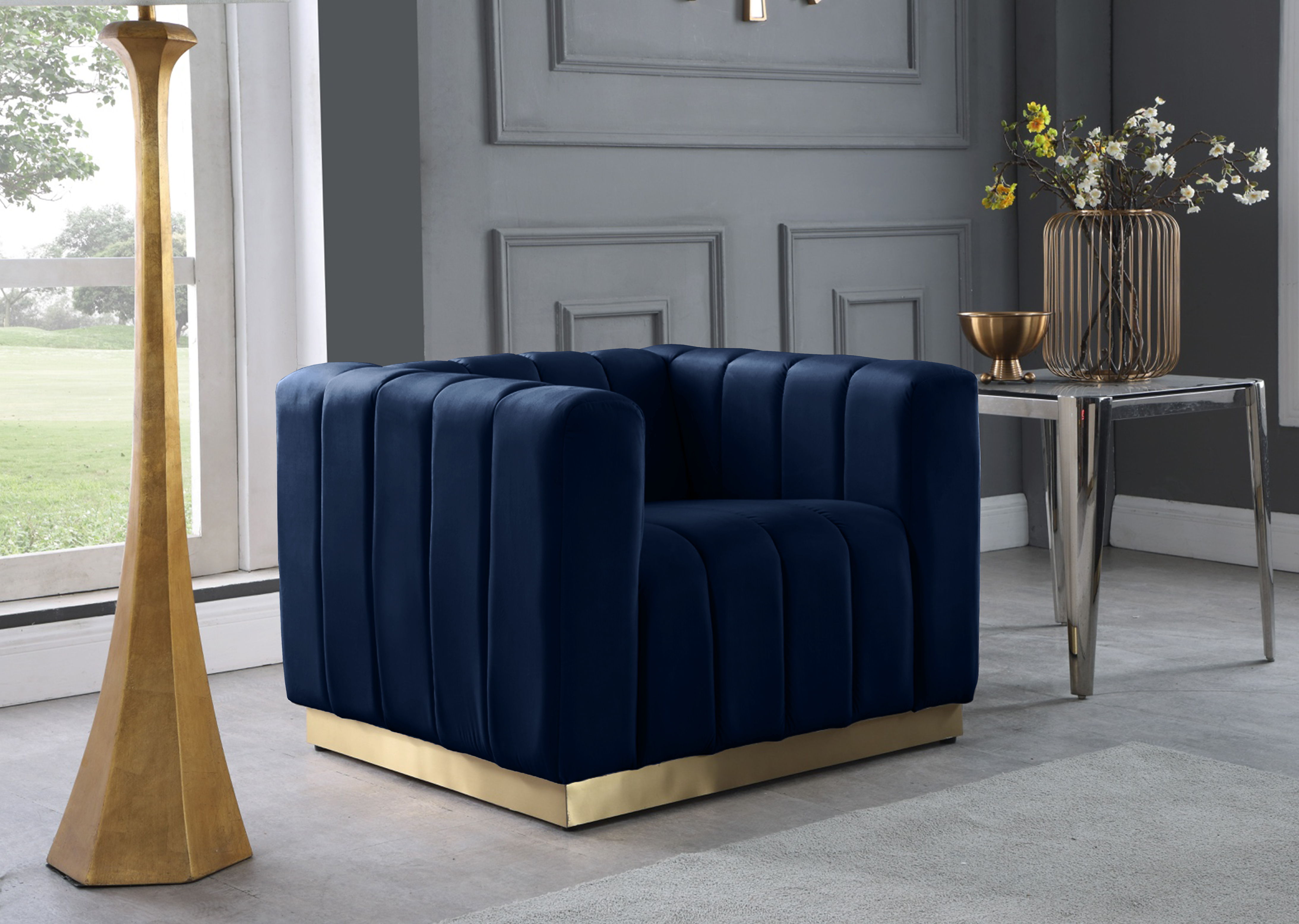 Marlon - Chair - Navy