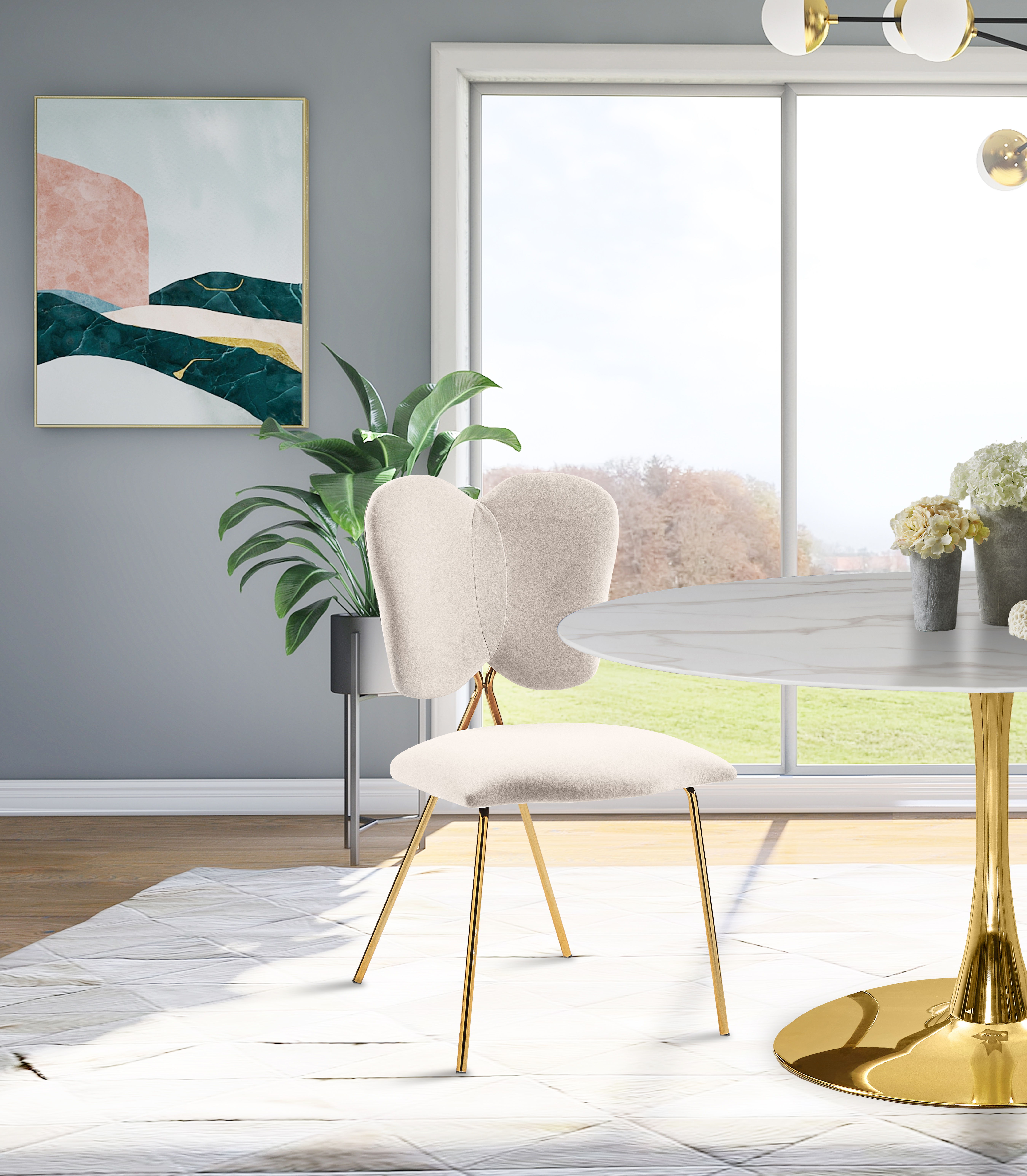 Angel - Dining Chair (Set of 2) - Cream