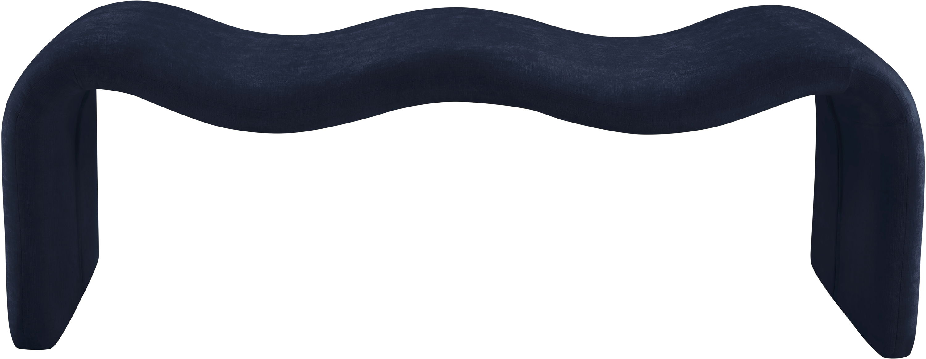 Willow - Chenille Bench - Navy