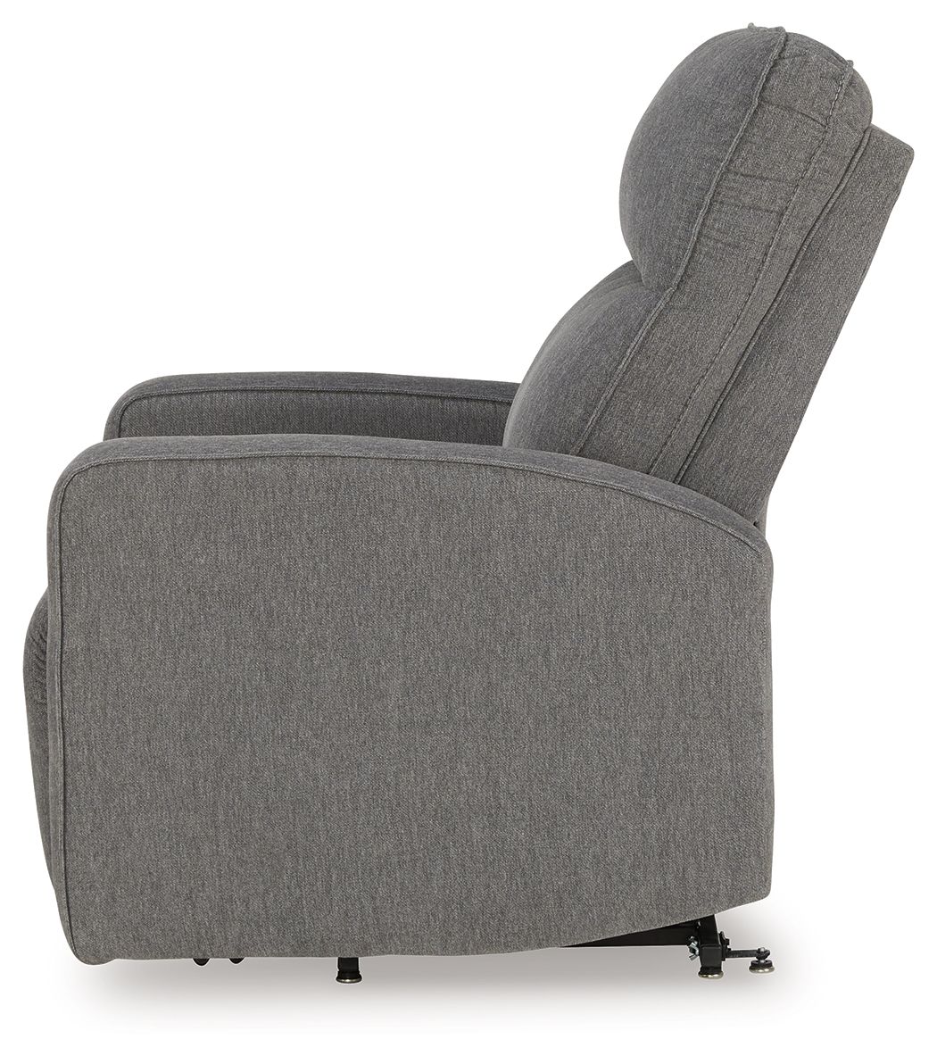 Ashley Furniture Starganza - Power Lift Recliner - Gray - Image 8