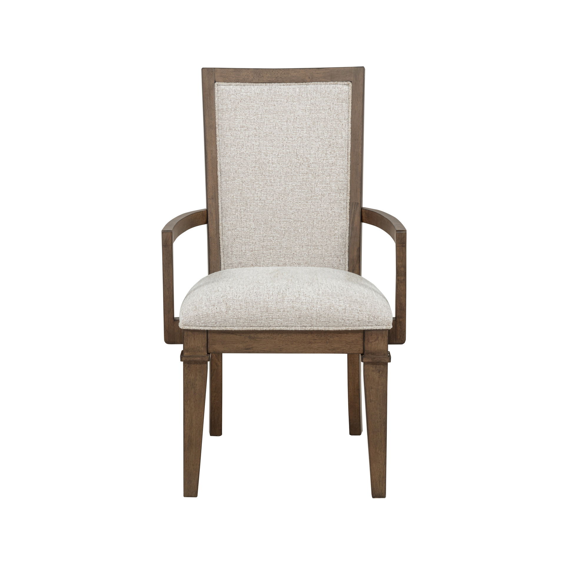 Mariana - Upholstered Arm Chair (Set of 2) - Vintage Mocha