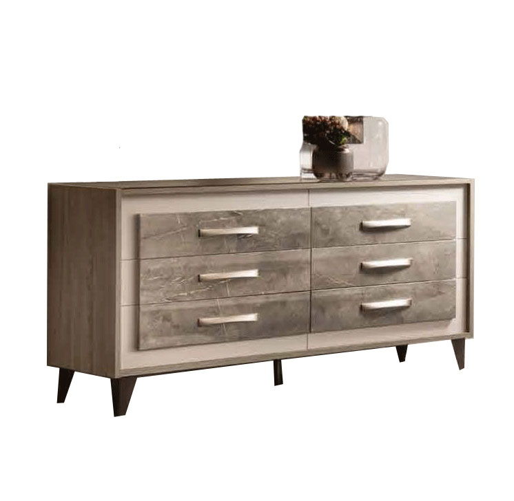 ArredoAmbra - Double Dresser - Light Brown / Beige