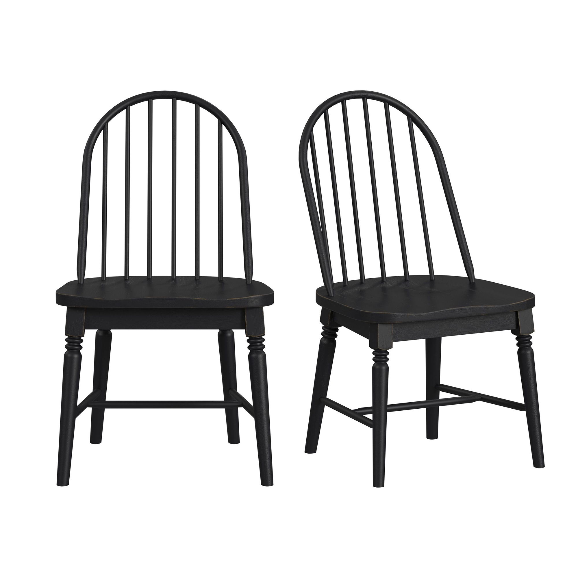 Heritage & Home - Windsor Side Chair (Set of 2) - Black