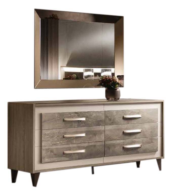 ArredoAmbra - Double Dresser - Light Brown / Beige