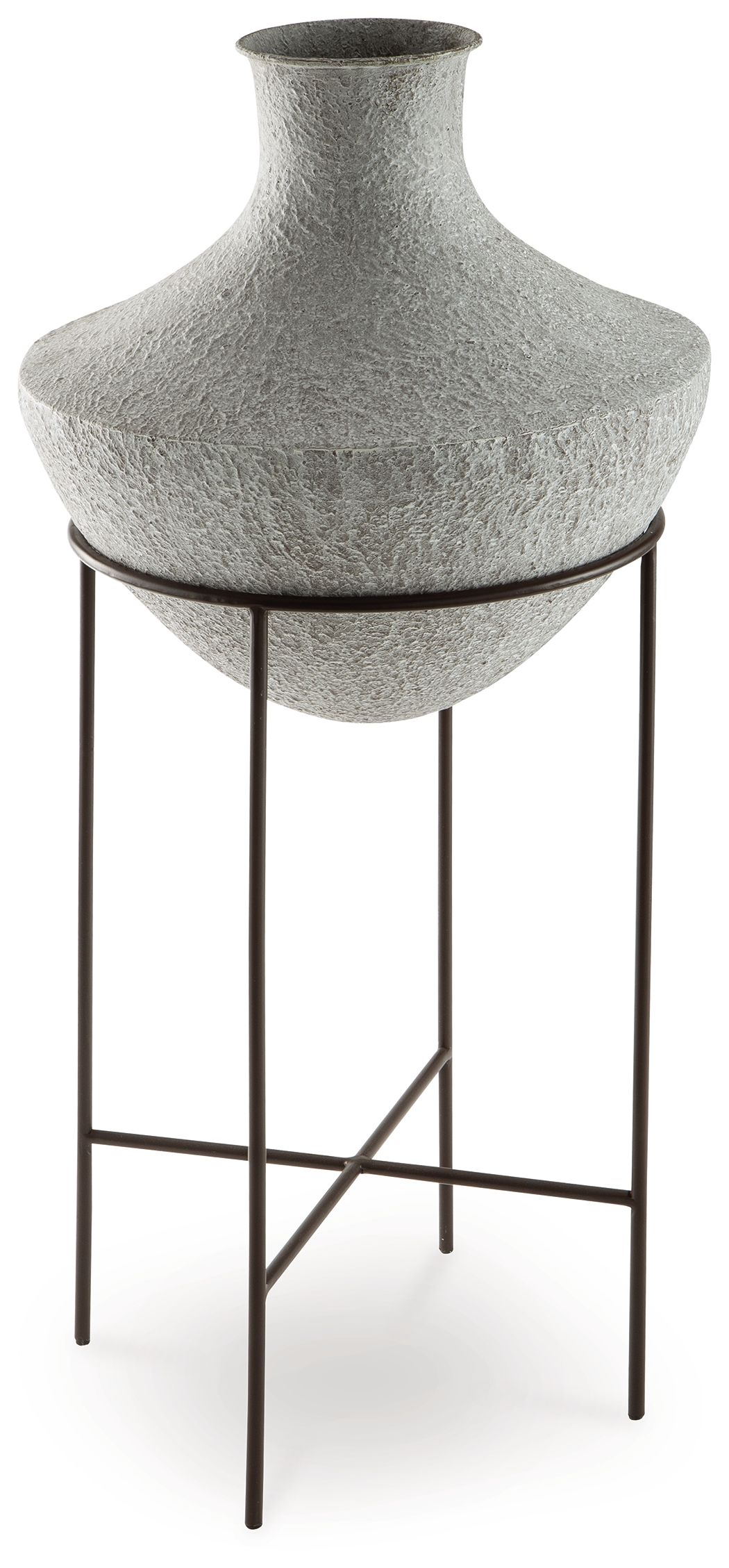 Estonbank - Vase - 35" - Distressed Cream