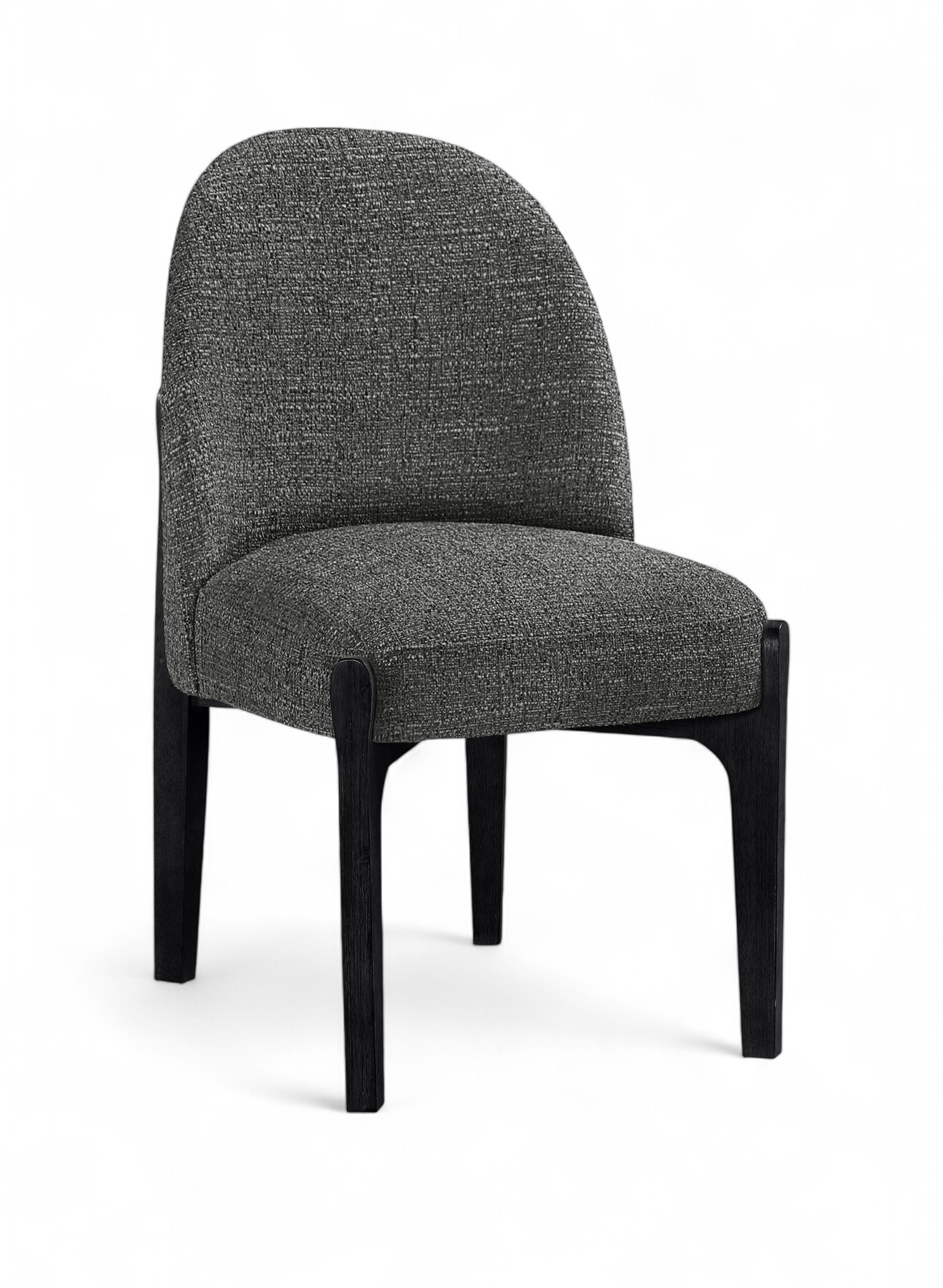 Torino - Fabric Upholstered Dining Chair (Set of 2) - Black