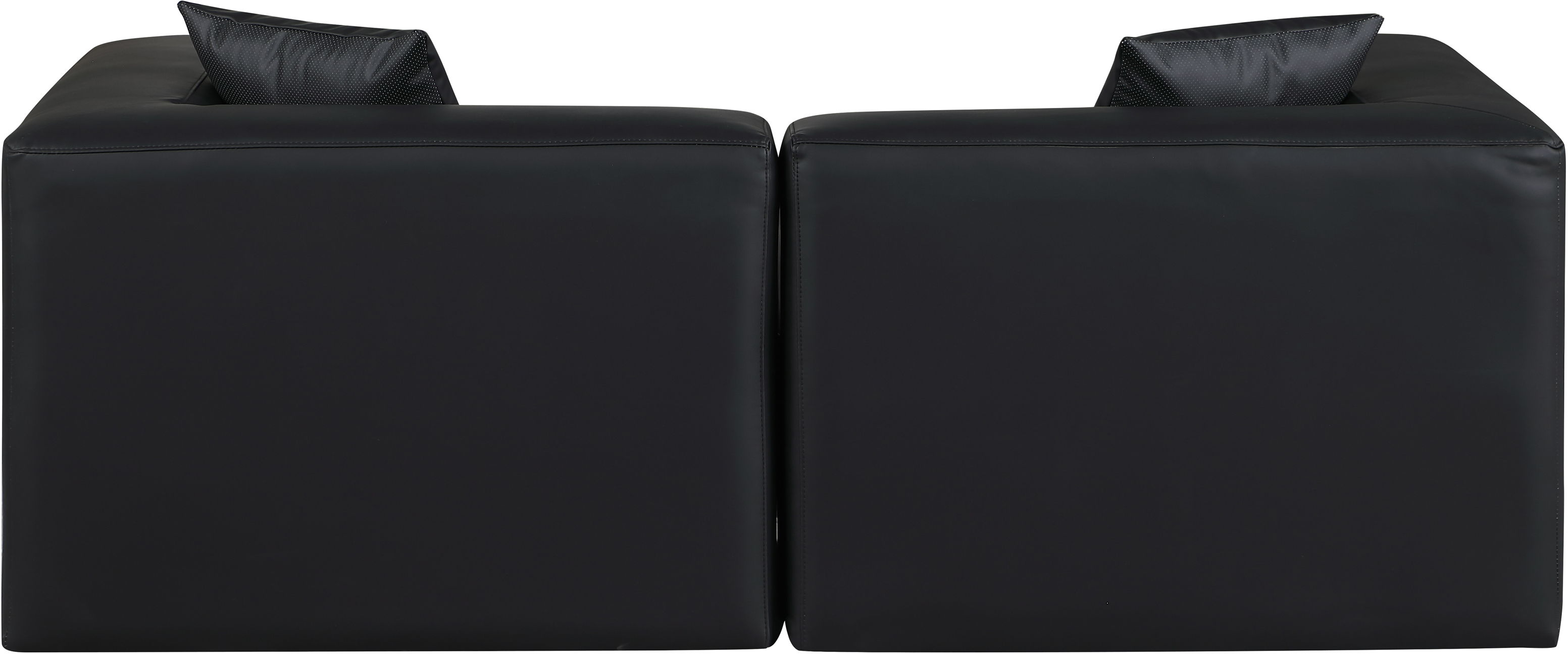 Cube - Modular 2 Piece Sofa - Black