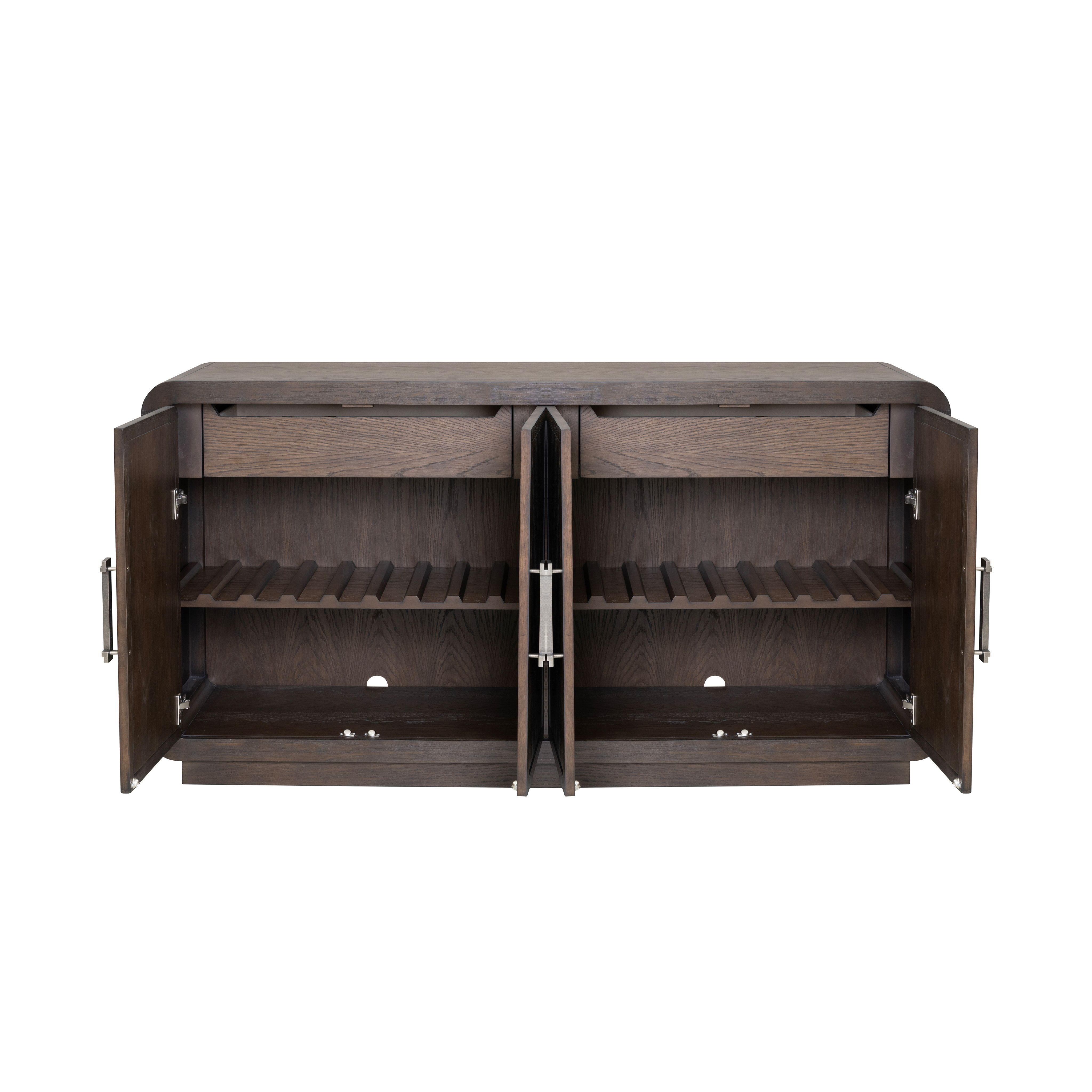 Athens - Buffet - Chocolate Brown, dark brown, view 2