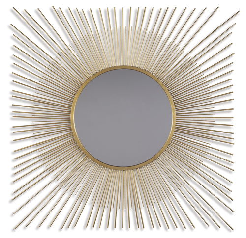 Elspeth - Accent Mirror - Gold Finish, gold