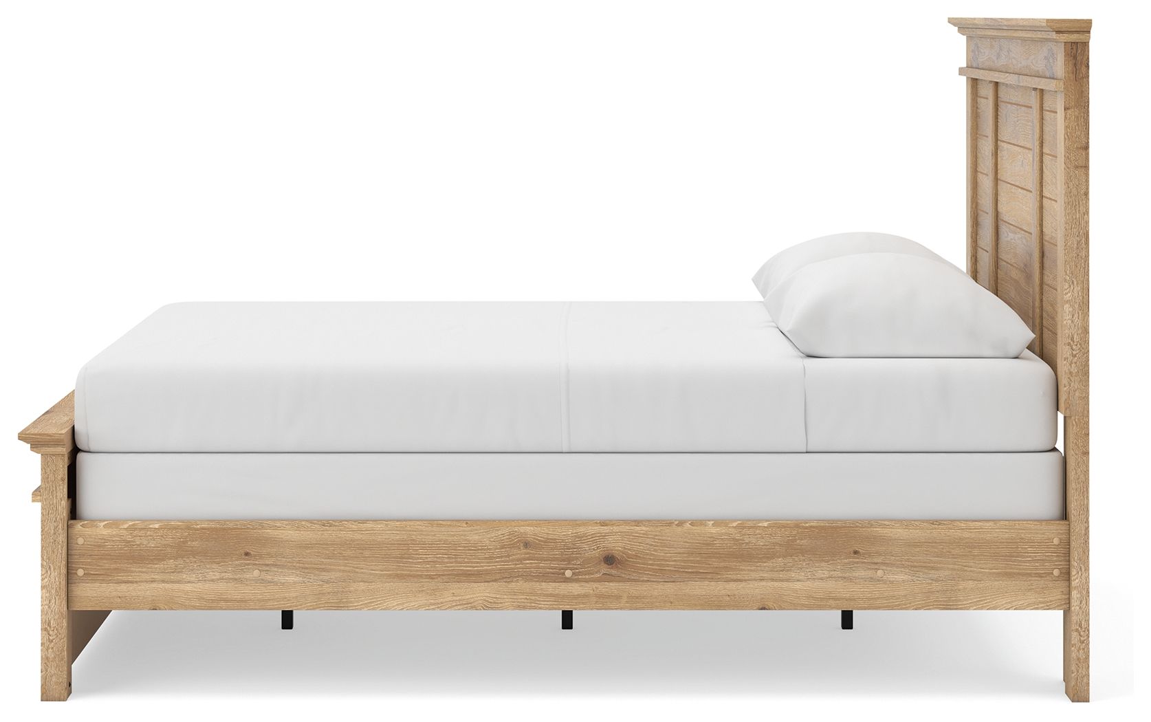 Ashley Furniture Makidern - Queen Panel Bed - Tan - Image 8