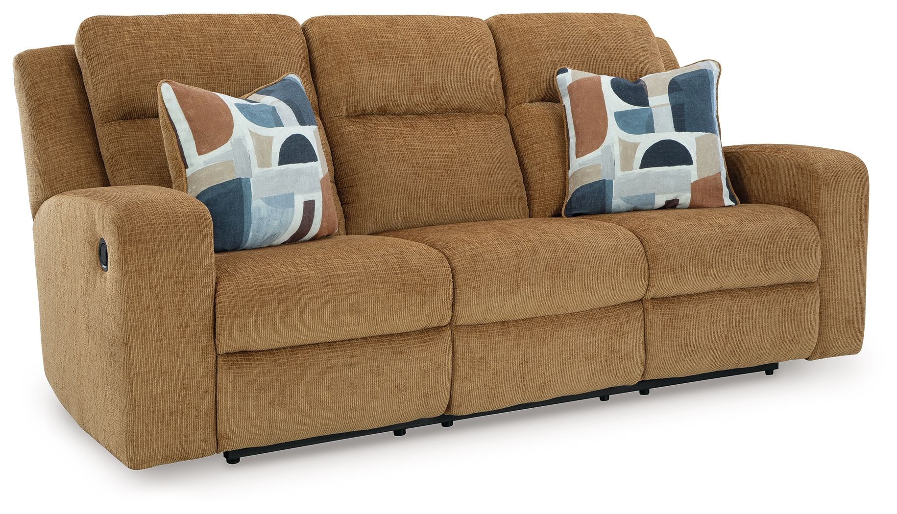 Kanlow - 2 Pc. - Reclining Sofa, Reclining Loveseat With Console - Honey