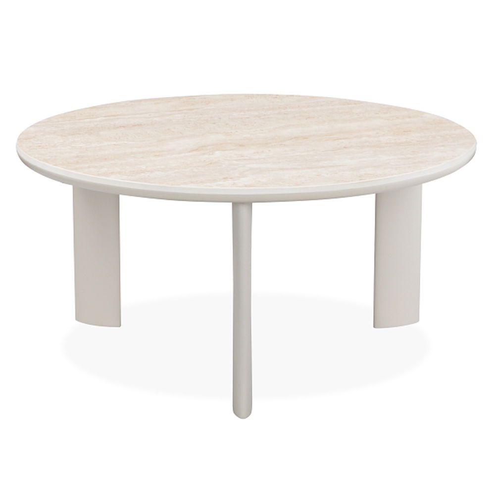 Ingram - Coffee Table - Sintered Stone & Light Gray, light gray, view 2