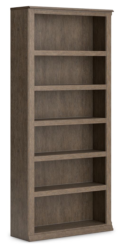 Ashley Janismore Large Bookcase - Weathered Gray