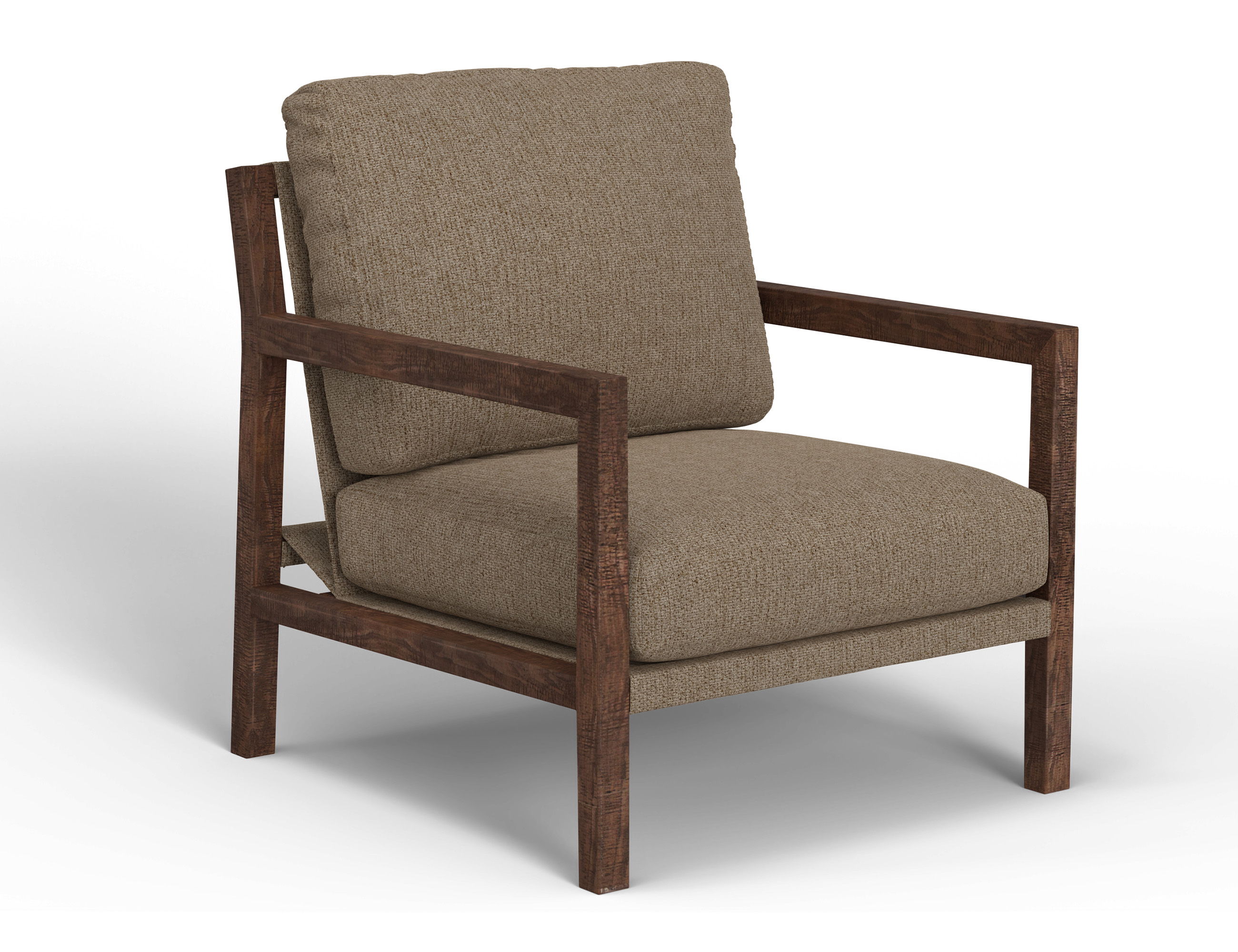 International Furniture Direct Milan - Arm Chair - Brown Camel