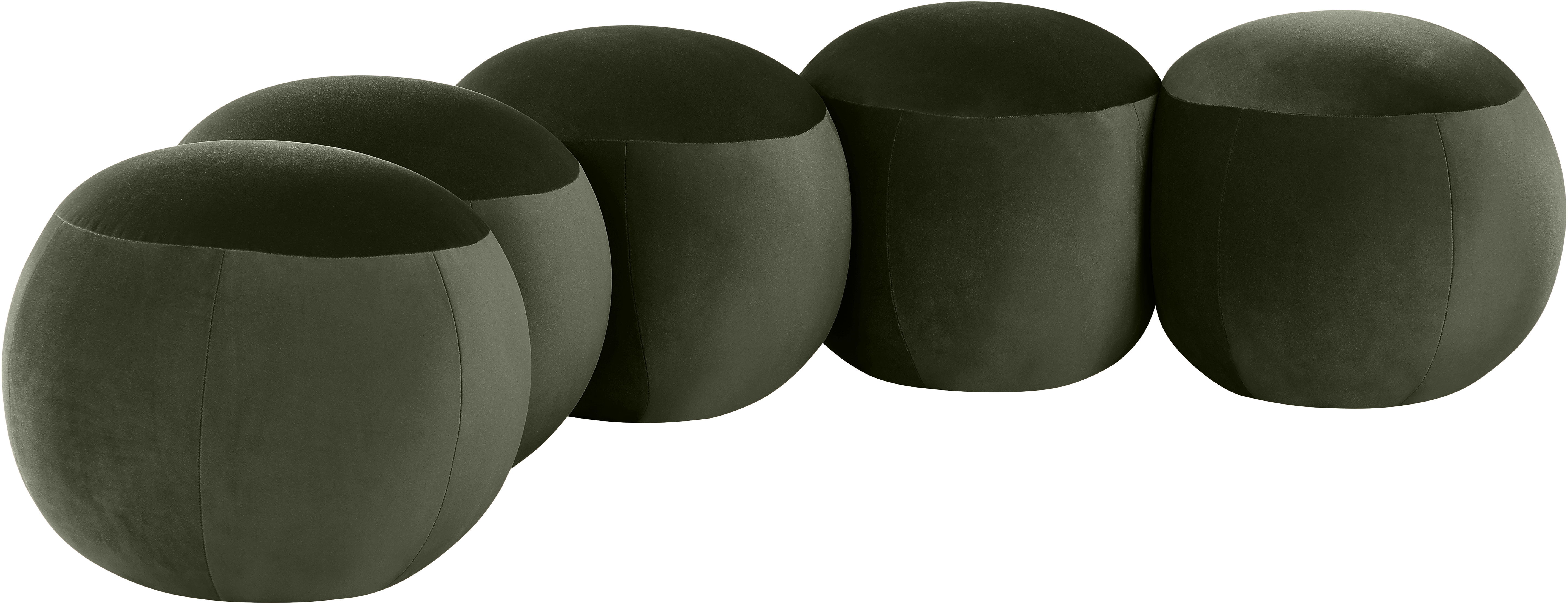Apollo - 74.5" Velvet Bench - Green