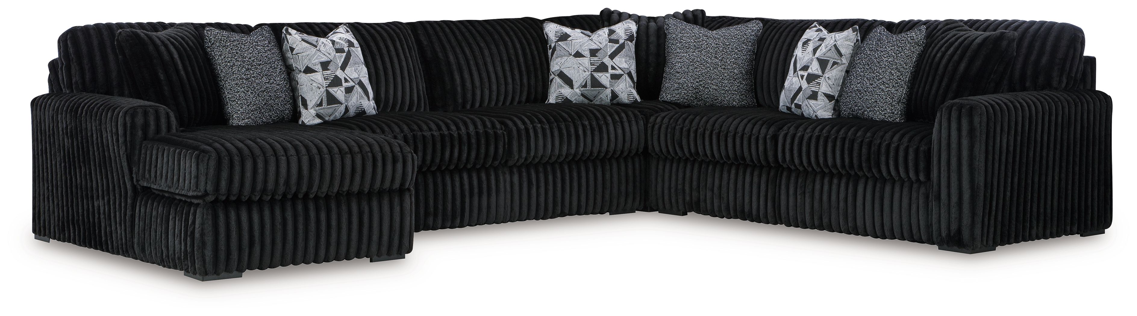 4 Pc · Sectional With Laf Corner Chaise