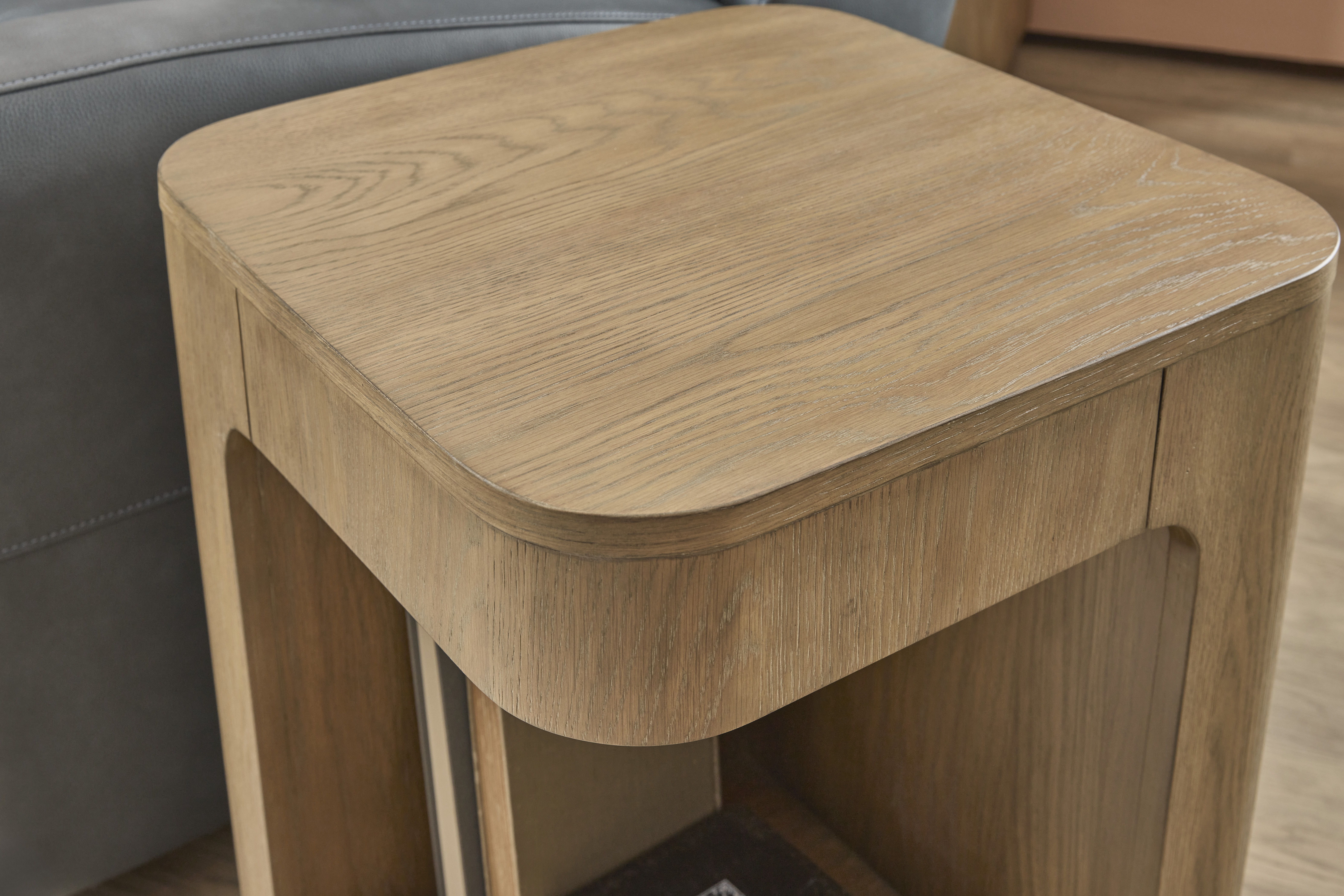 Normandy - Chairside Table - Light Brown, light brown, view 6