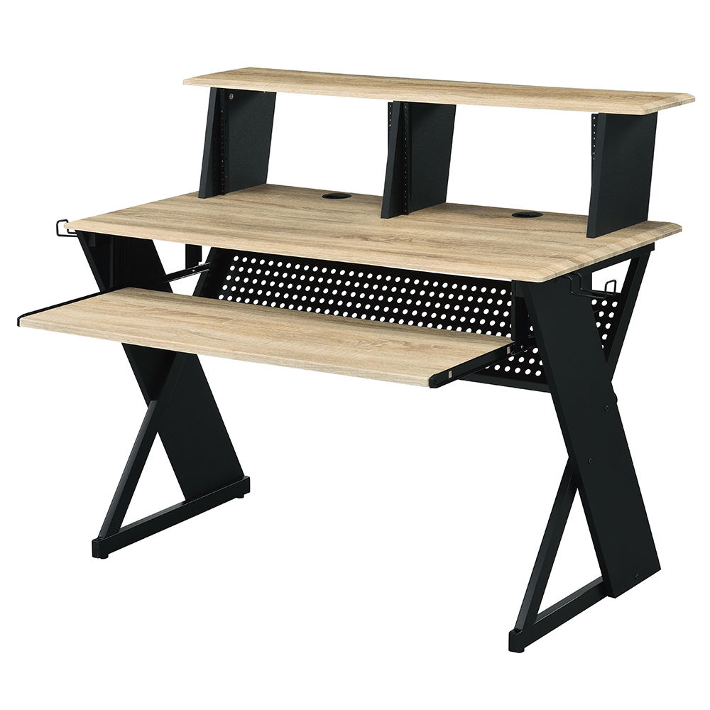 Humanity - Music Desk - Natural & Black, beige, view 4