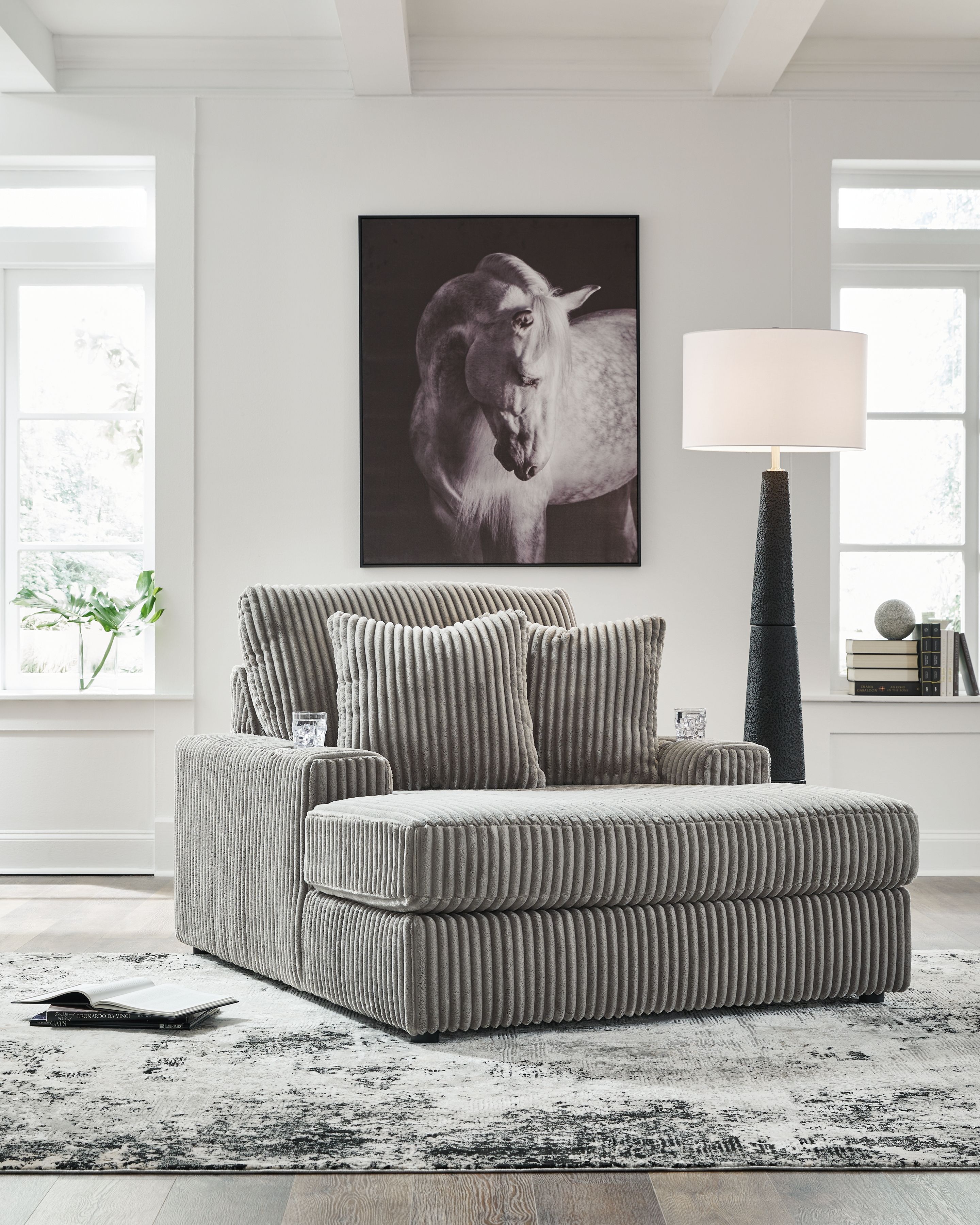 Lindyn - Chaise - Fog