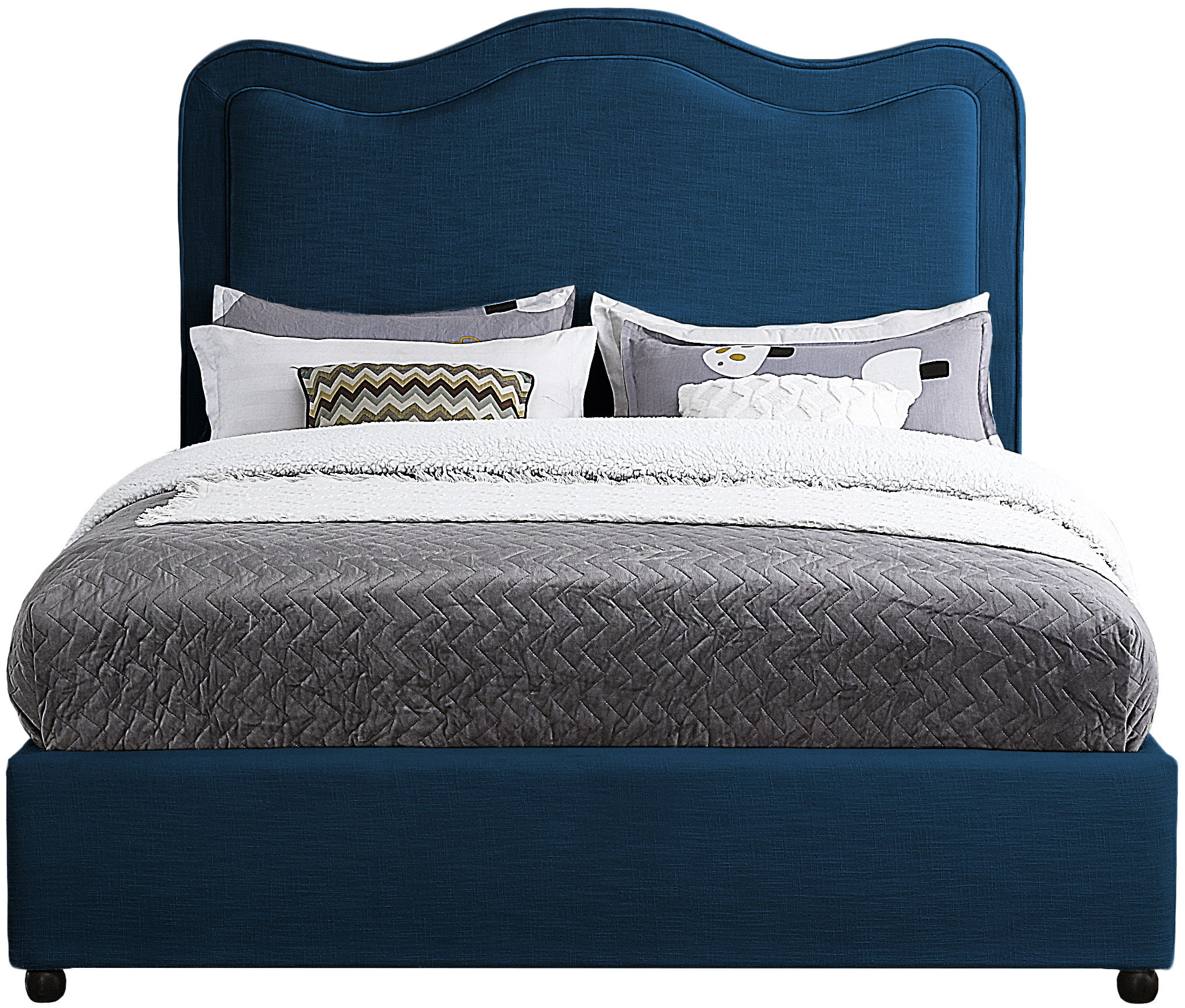 Felix - Queen Bed - Navy