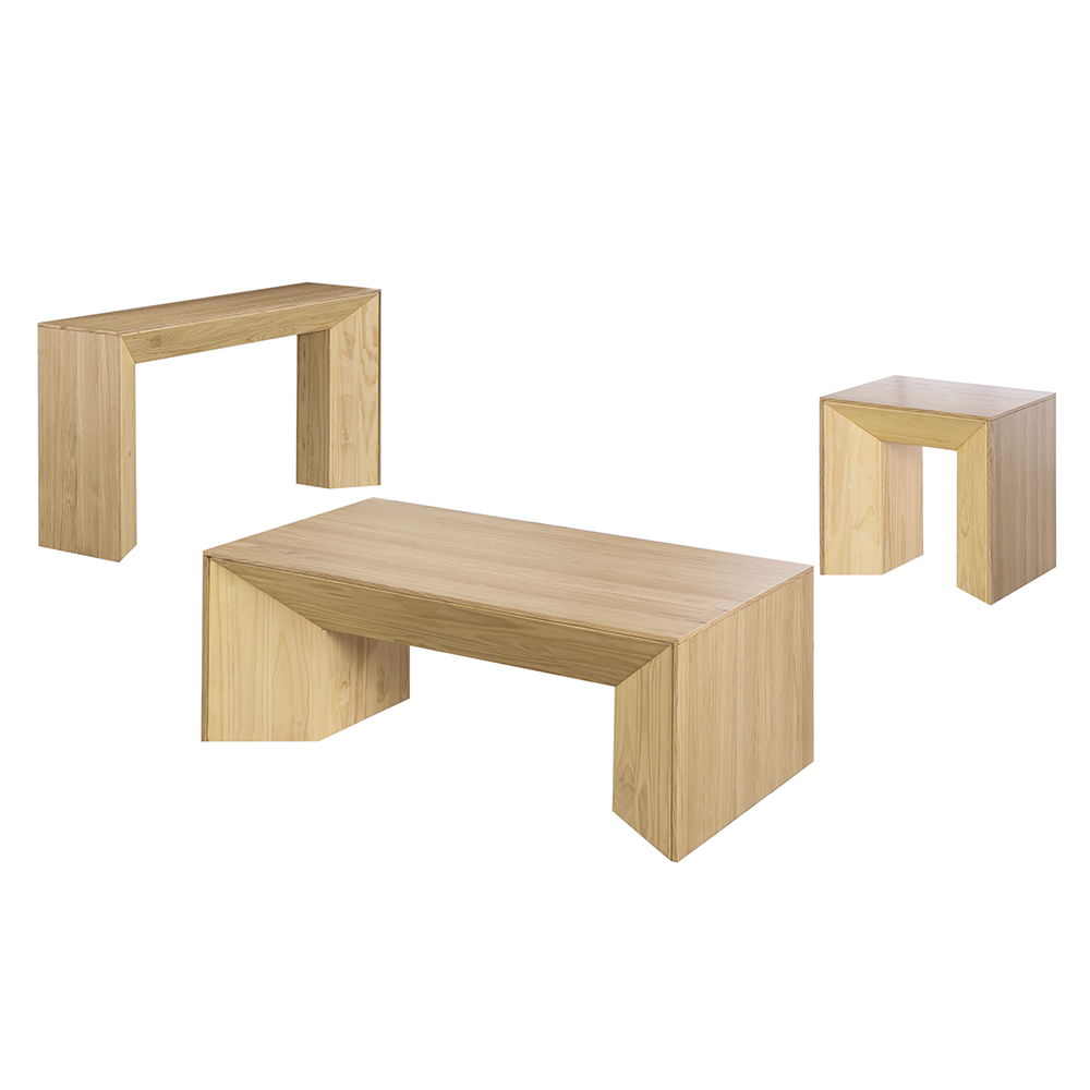 Harold - Coffee Table - Brown, light brown, view 5
