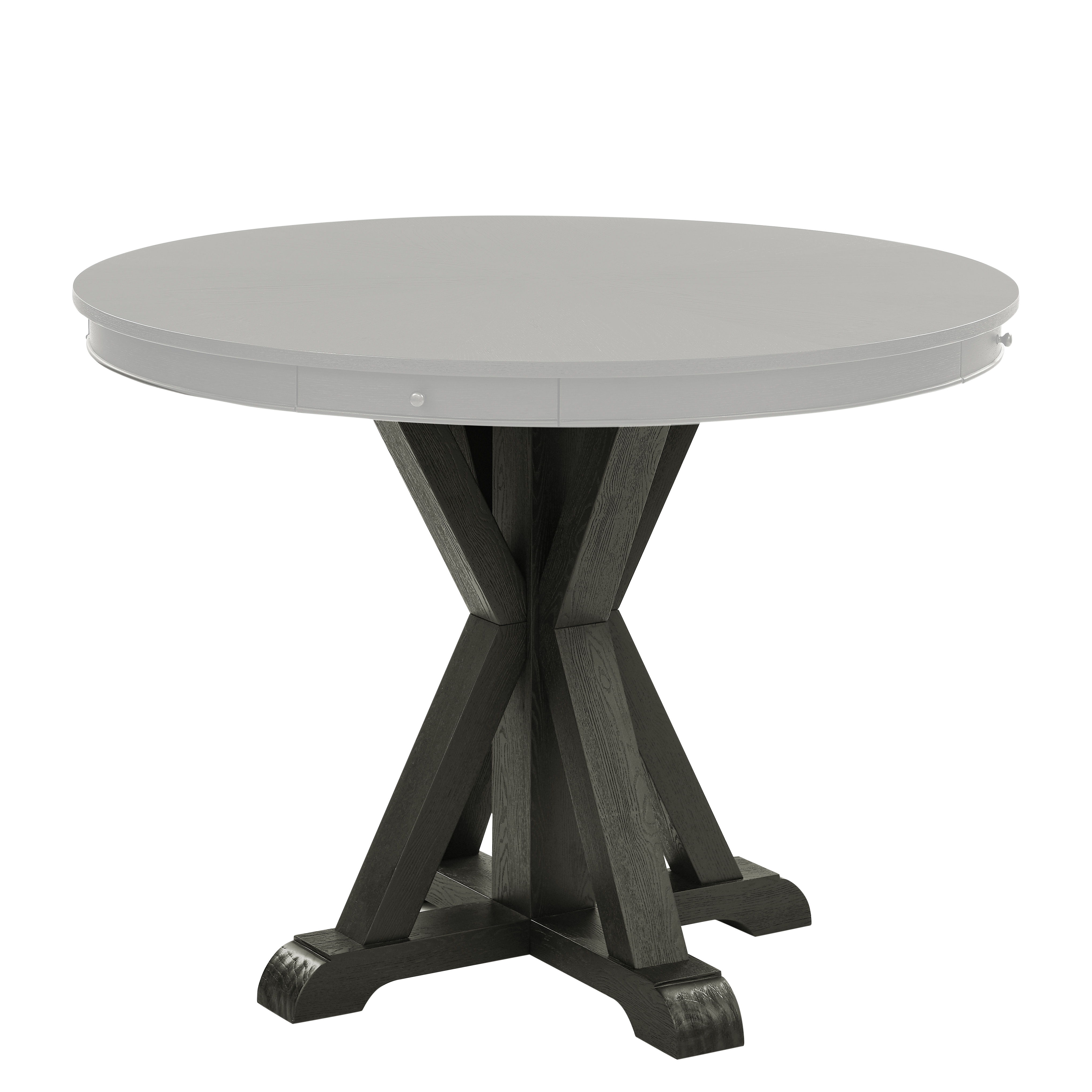 Rylie - Counter Trestle Table Base - Black