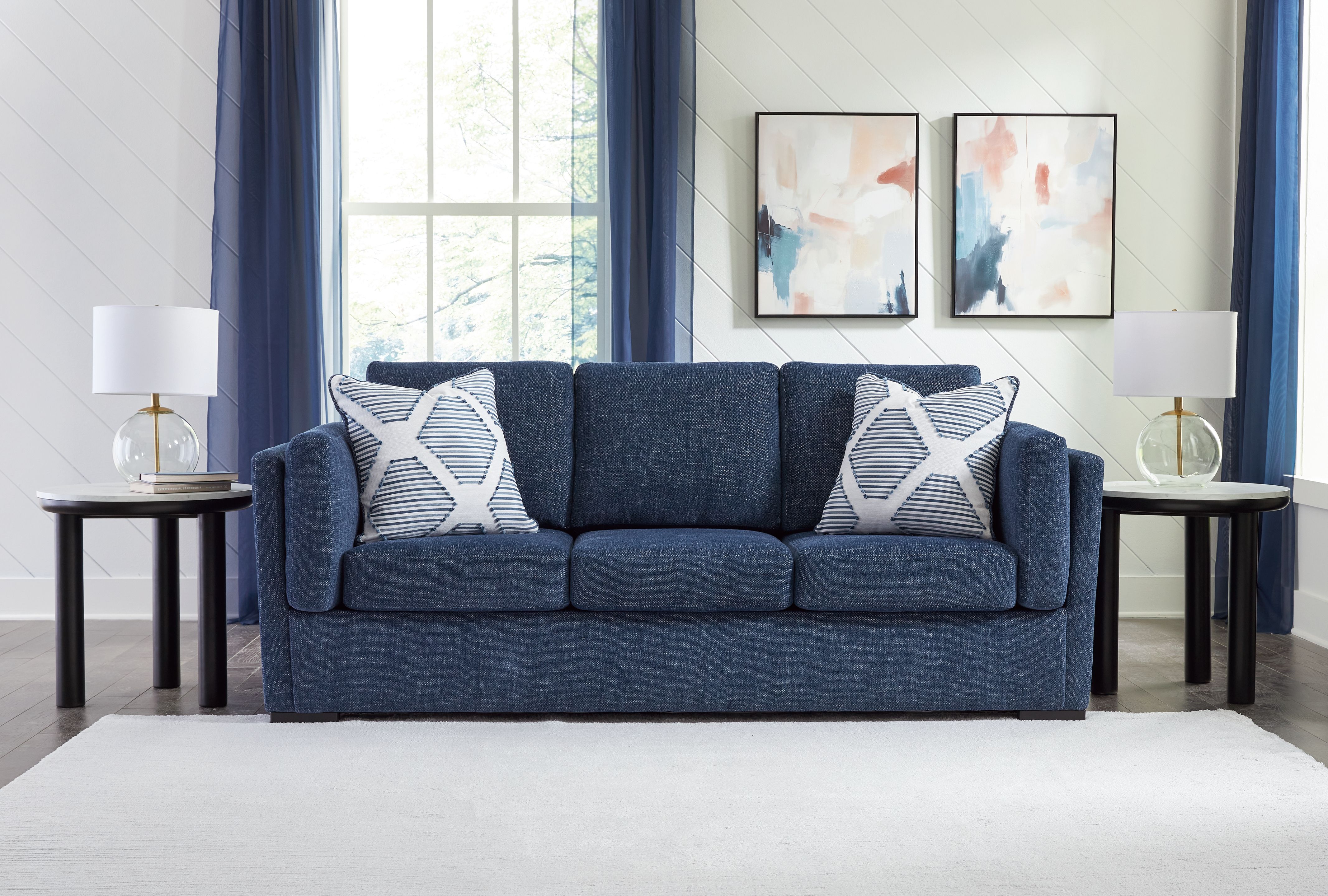 Evansley - Sofa - Navy