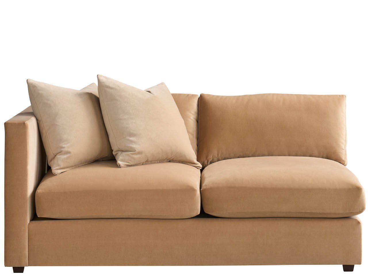 Ally - One Arm Loveseat LAF, Special Order - Light Brown Image