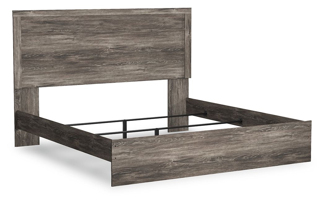 Ashley Furniture Ralinksi - King Panel Bed - Gray - Image 4