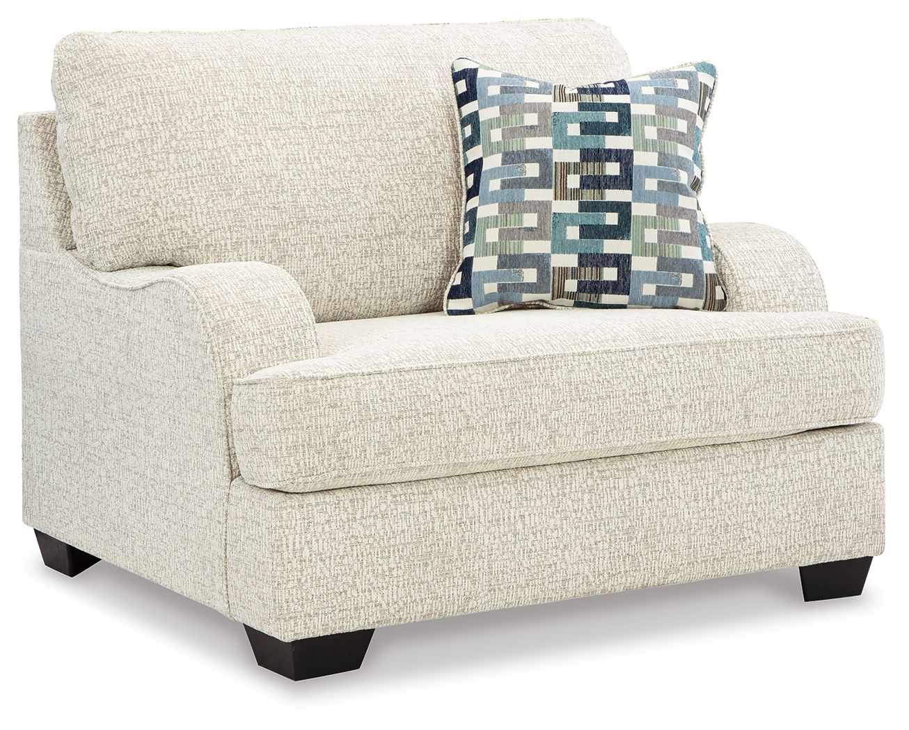 Ashley Valerano Chair and a Half - Parchment