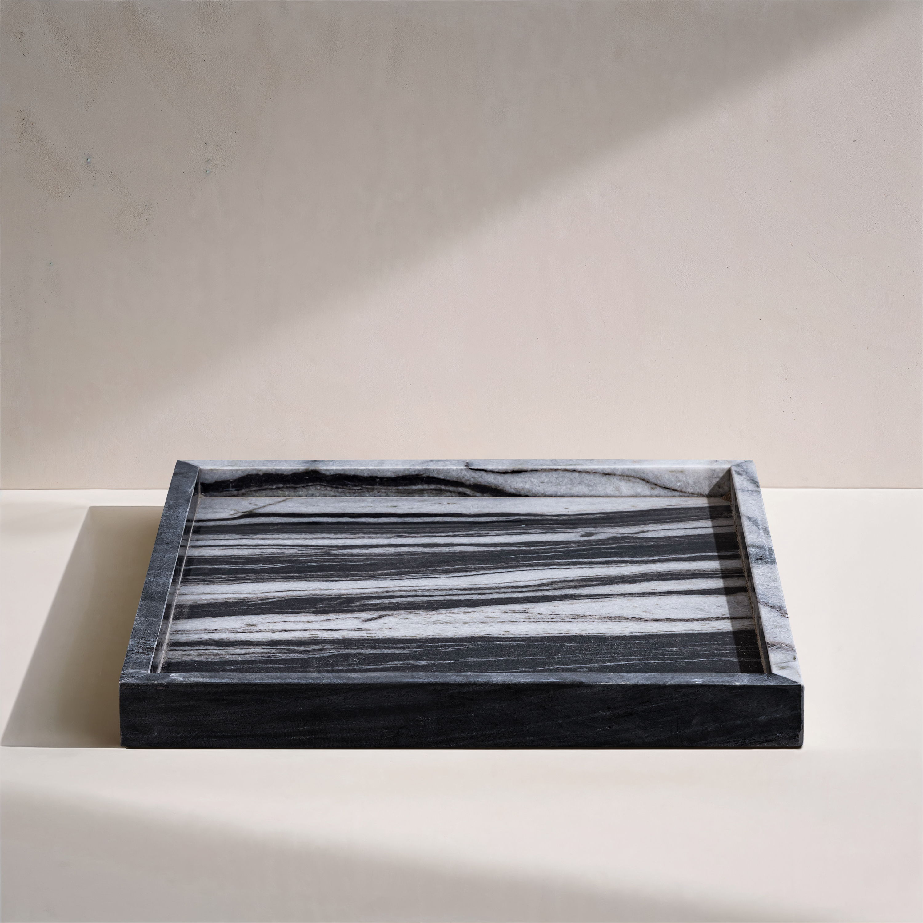 Barletta - Marble Square Tray - Panda