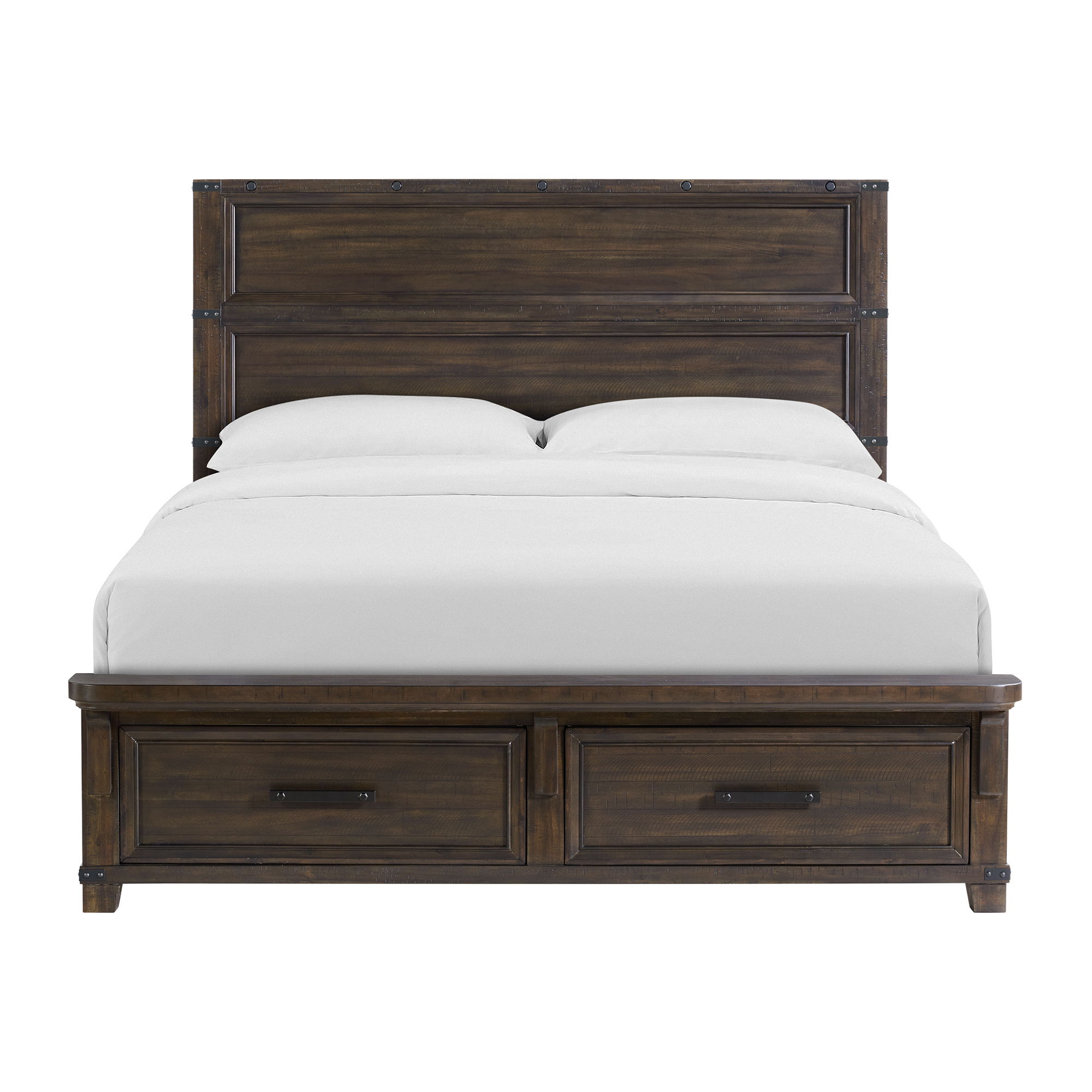 Colorado City - King Storage Bed - Charcoal