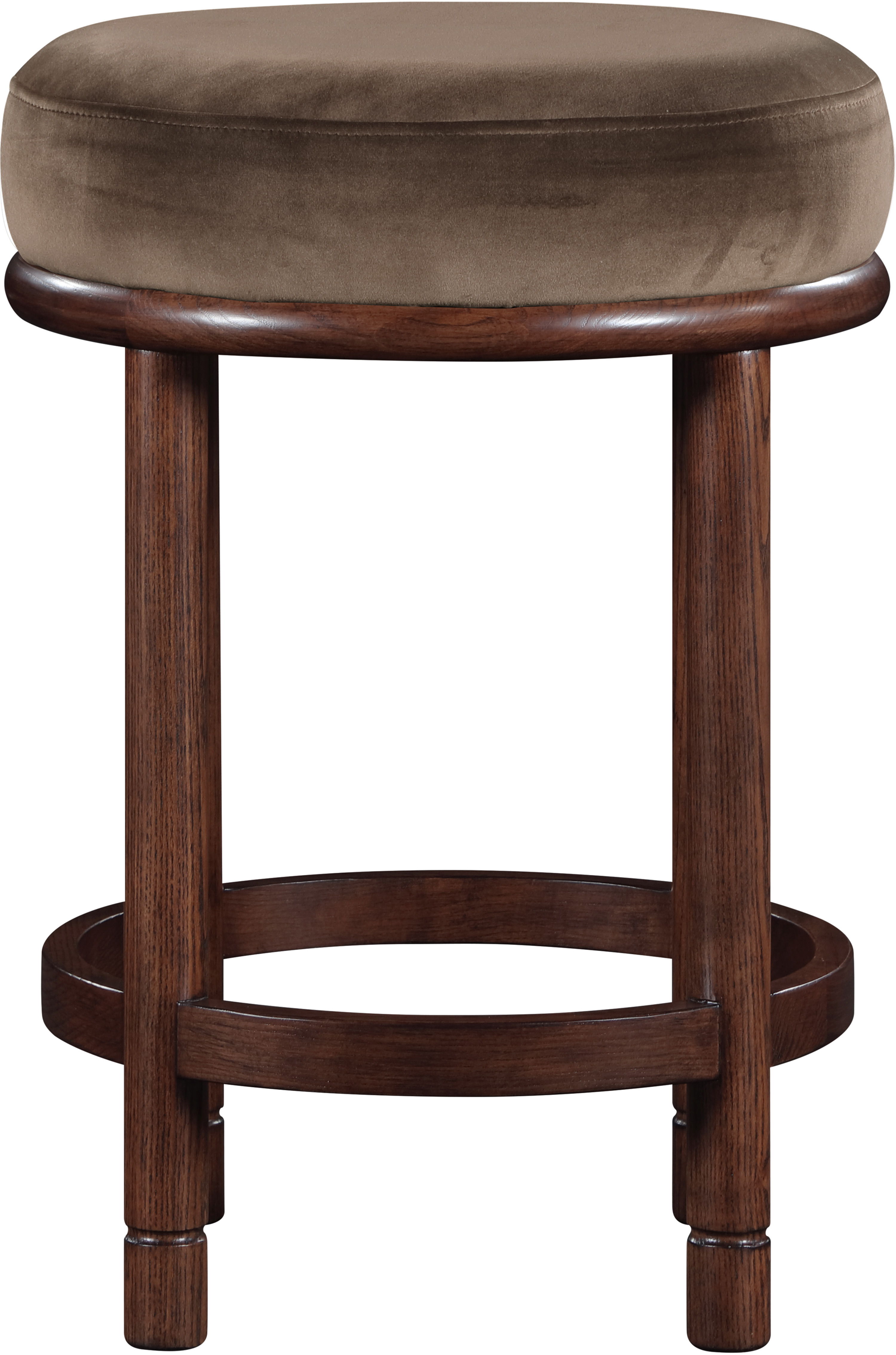 Monette - Counter Stool With Brown Base - Brown