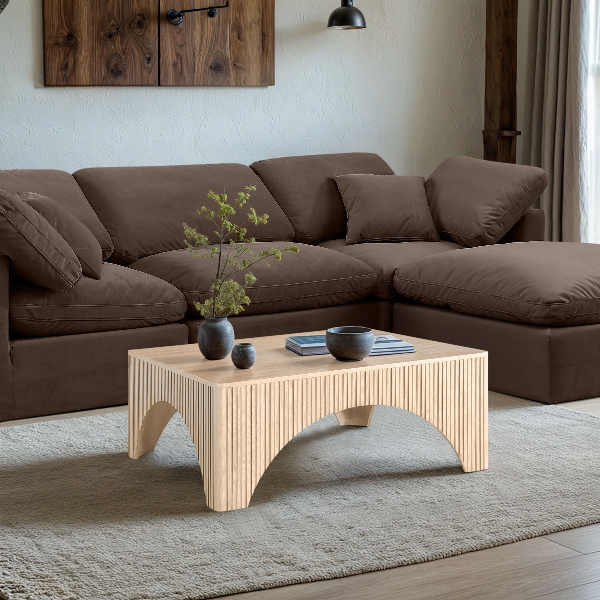 Eloise - Oak Veneer Coffee Table - Natural