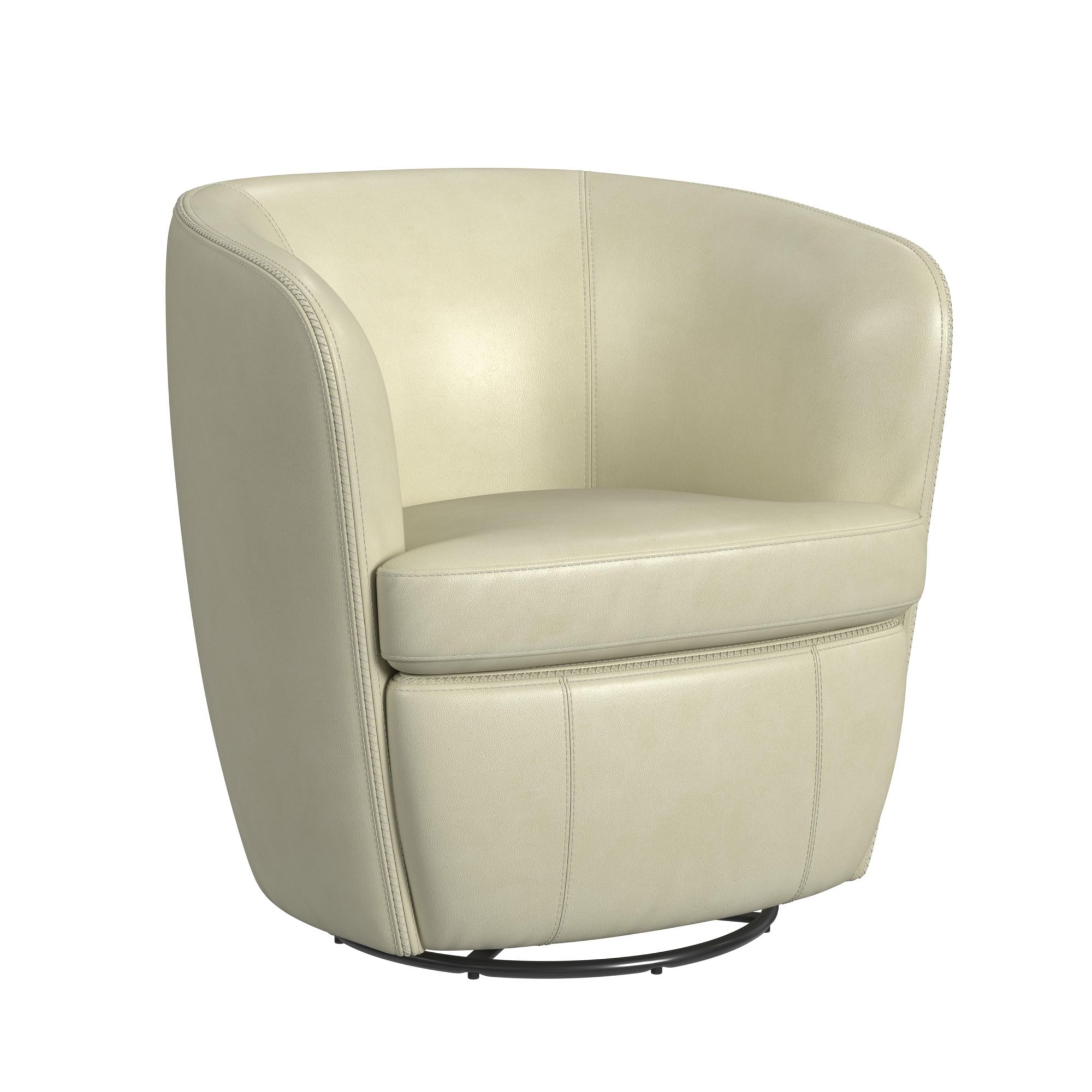 Vito - Swivel Chair - Pebble Cream