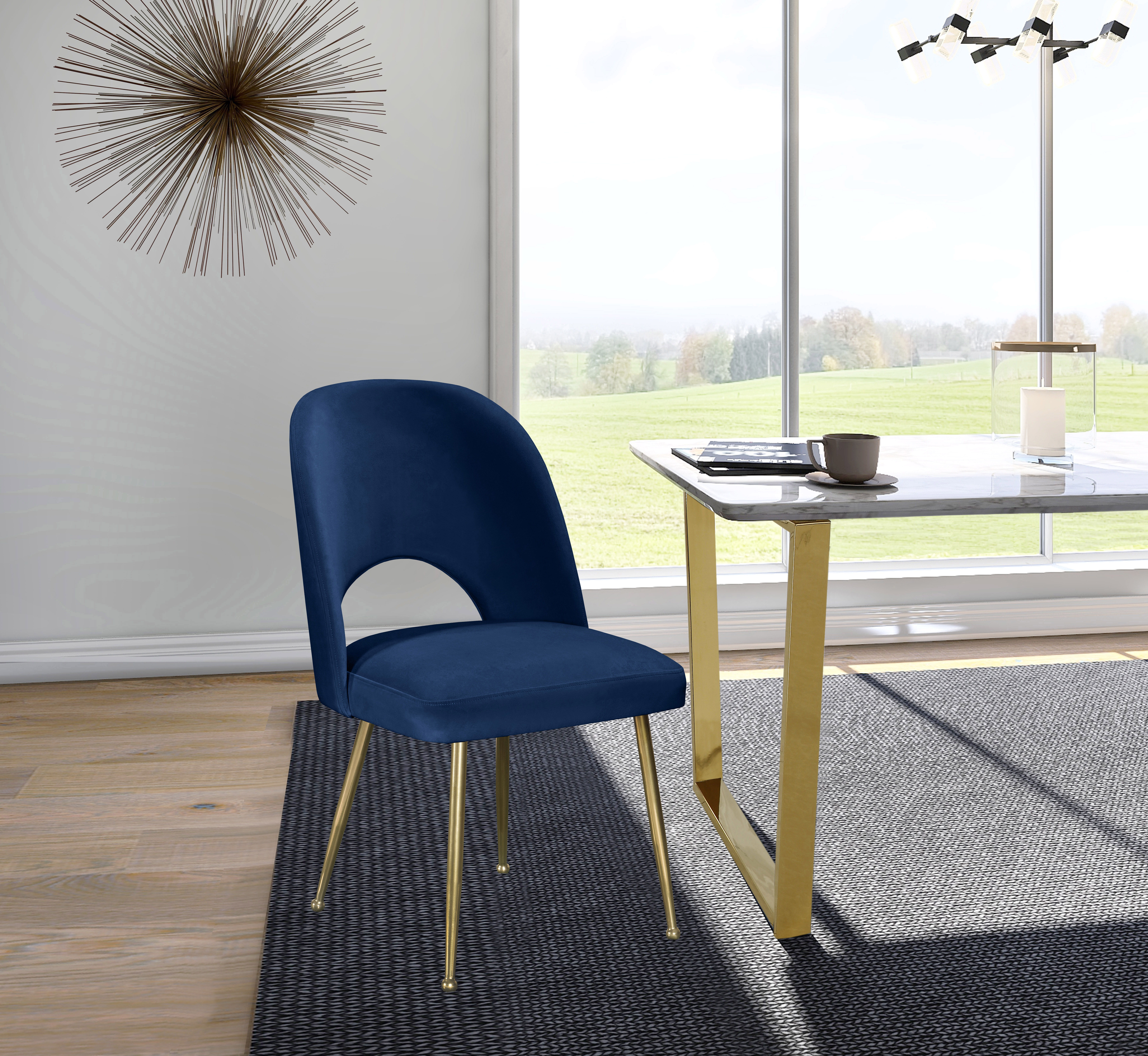 Logan - Dining Chair (Set of 2) - Navy